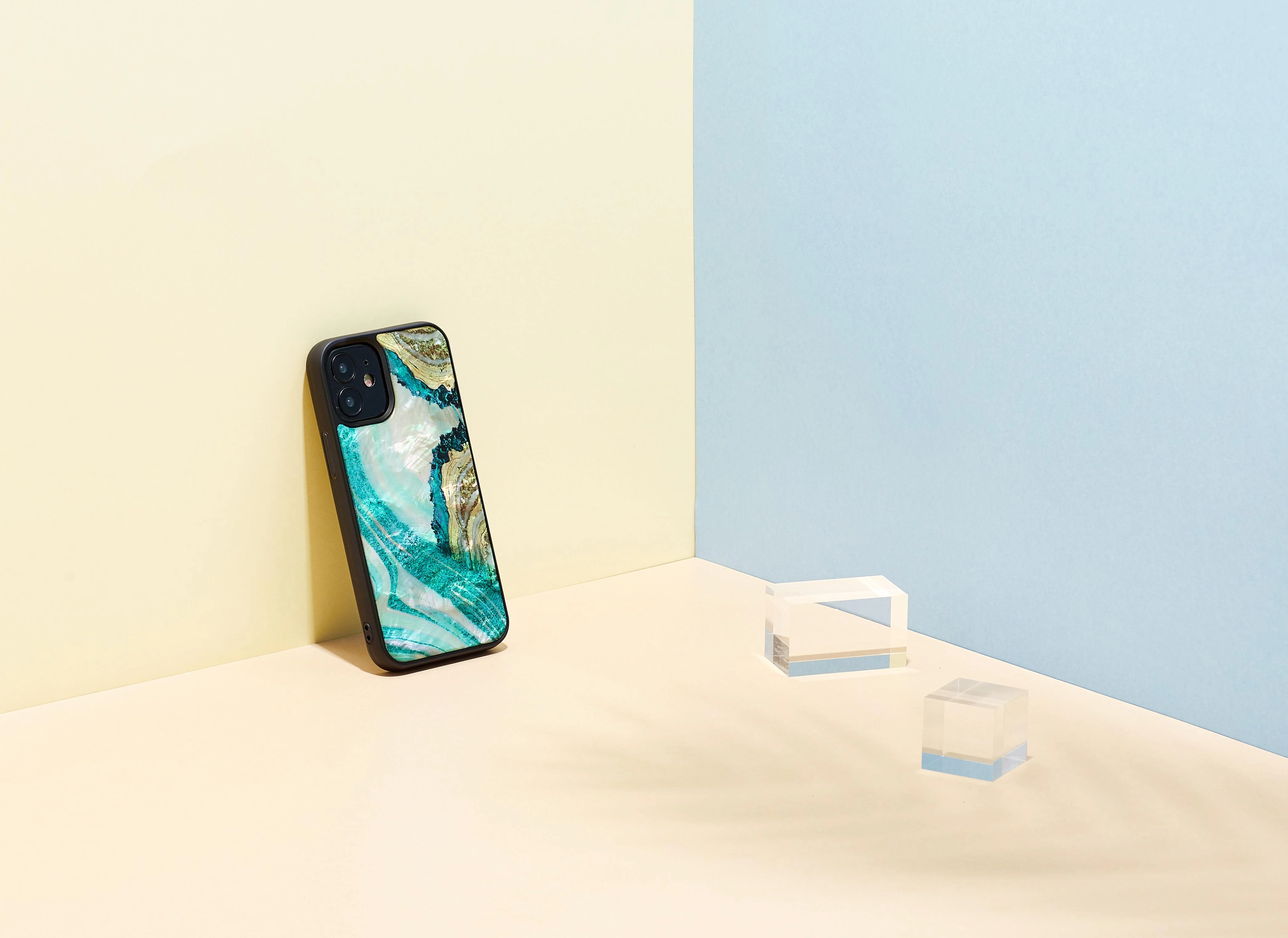 iKins dėklas skirtas Apple Apple iPhone 12 mini aqua agate
