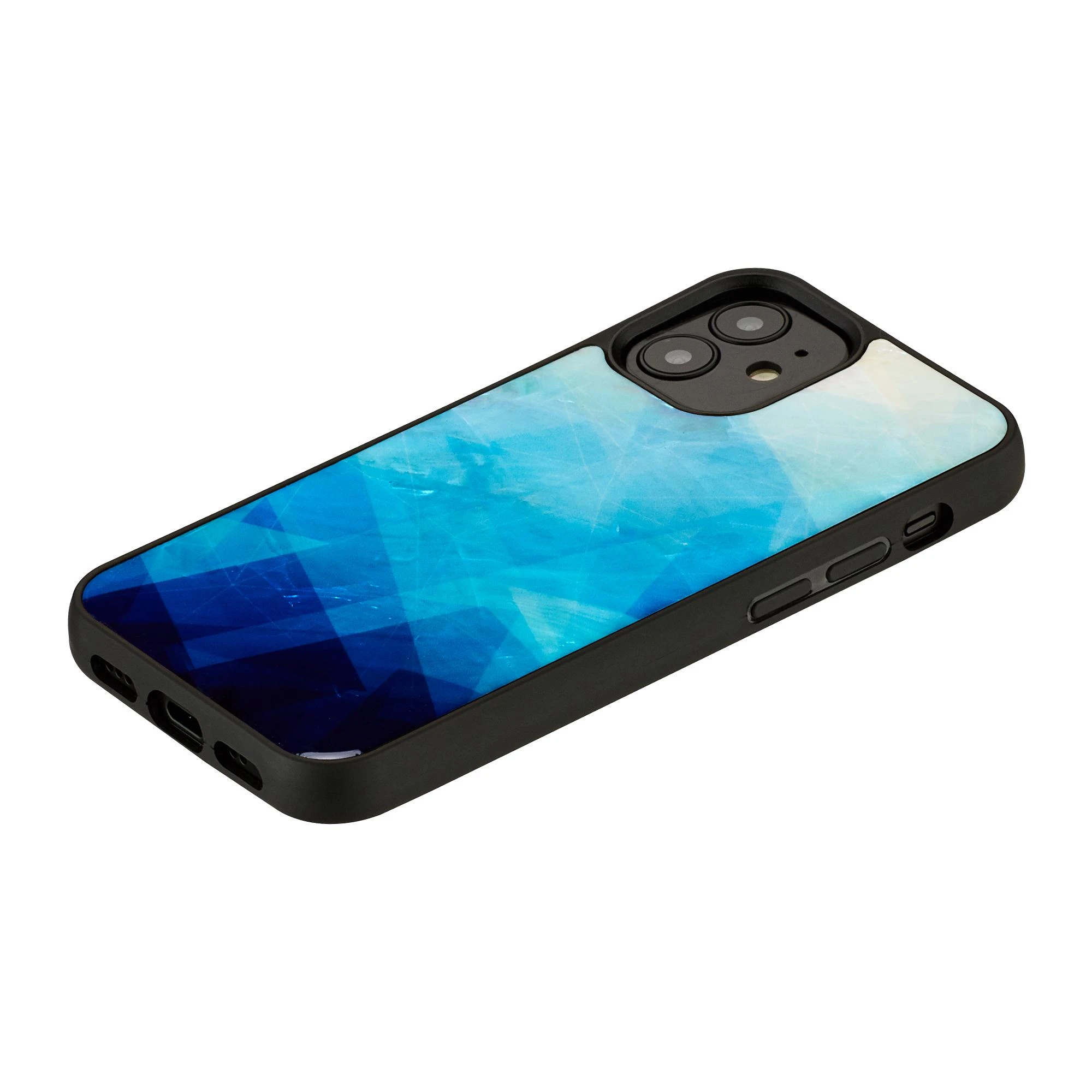iKins dėklas skirtas Apple Apple iPhone 12 mini mėlynas lake juodos spalvos