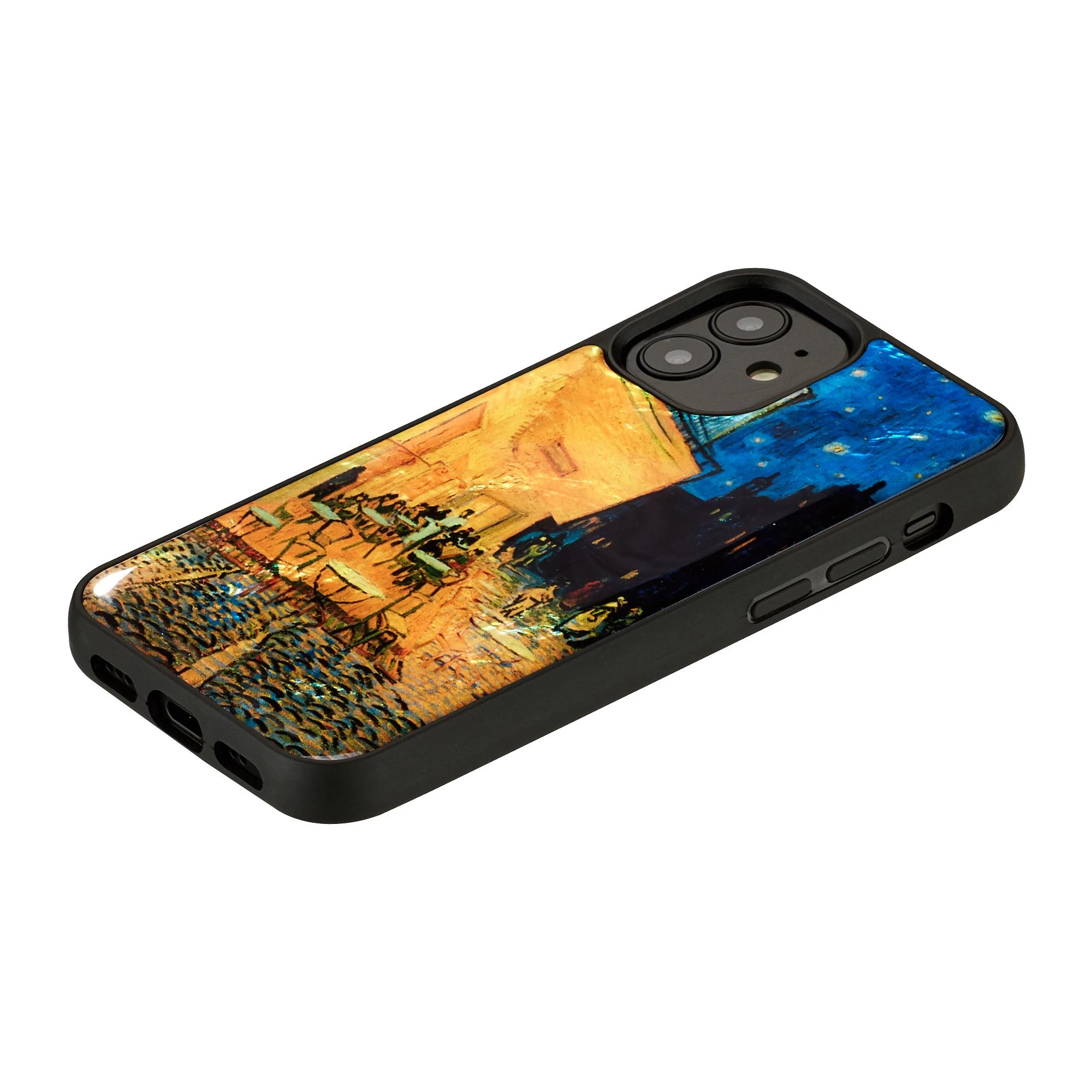 Dėklas iKins case for Apple iPhone 12 mini cafe terrace juodas