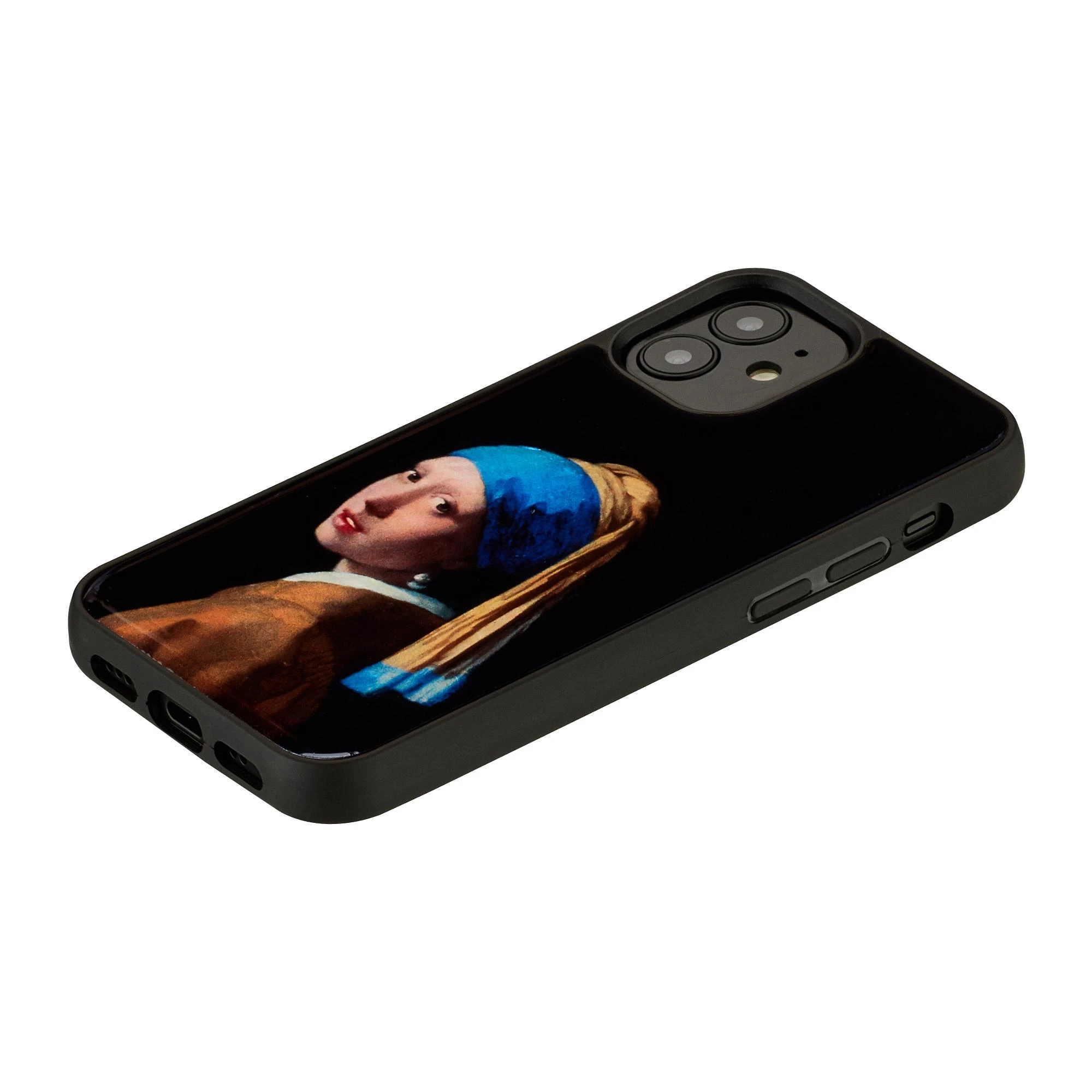 „iKins“ dėklas, skirtas „Apple iPhone 12 mini girl“ su perlų auskaru