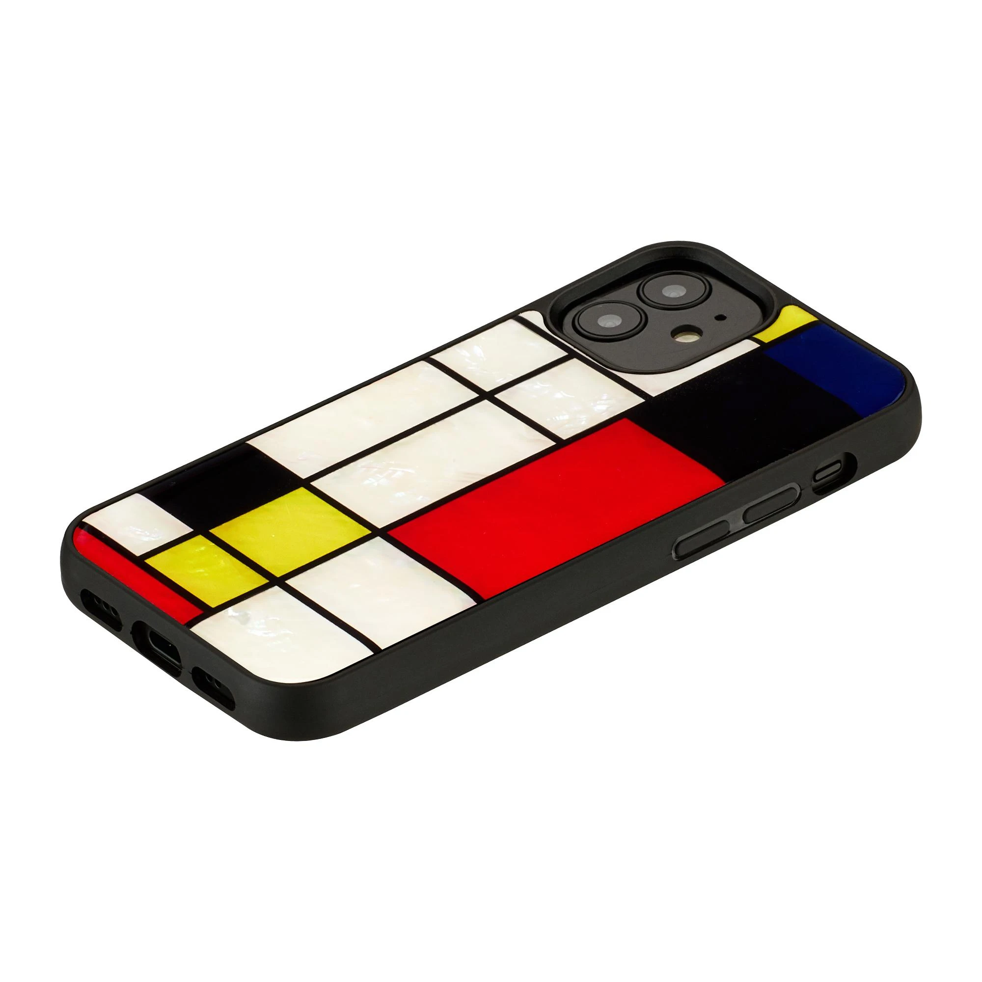 Dėklas iKins case for Apple iPhone 12 mini mondrian juodas