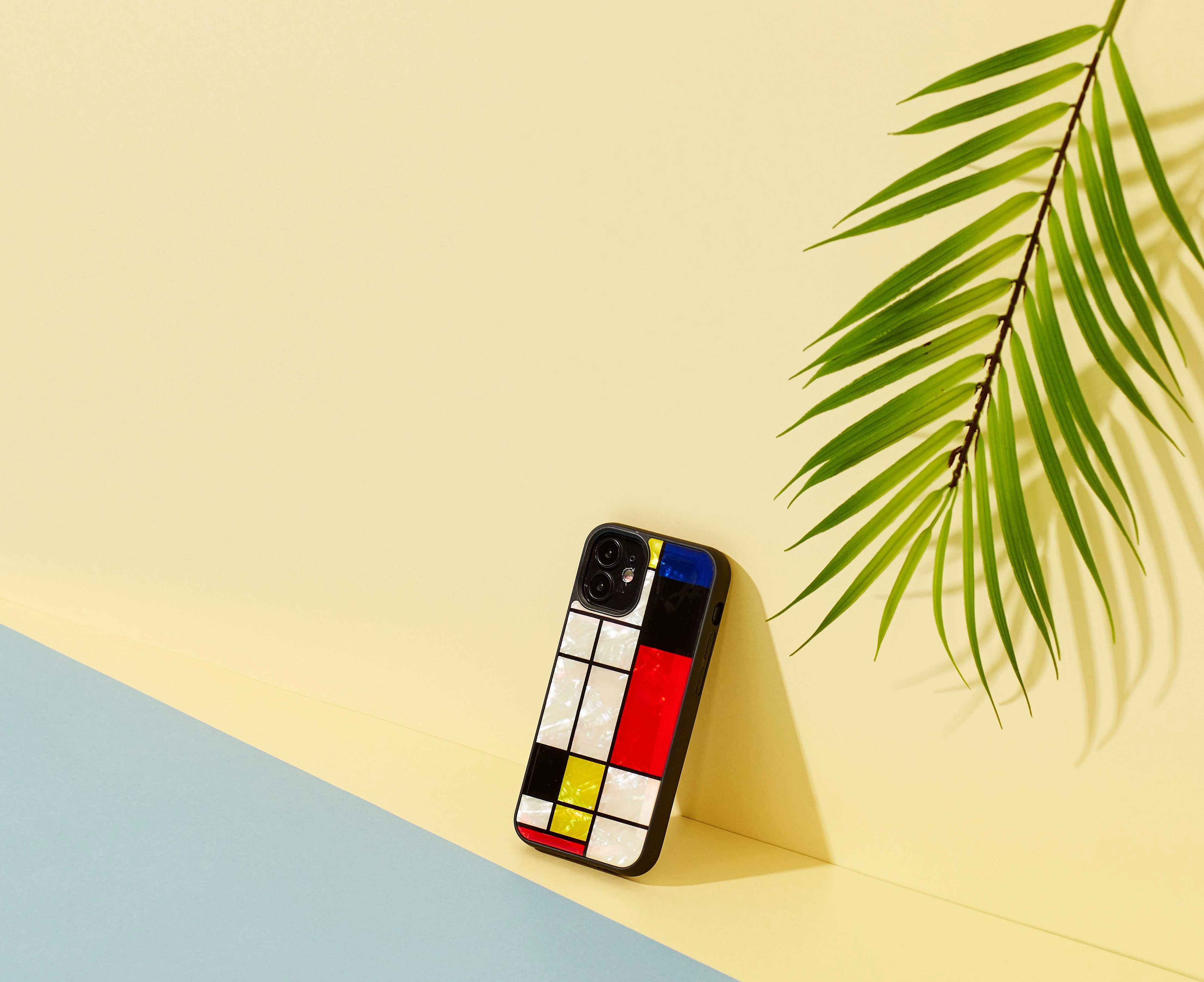 Dėklas iKins case for Apple iPhone 12 mini mondrian juodas