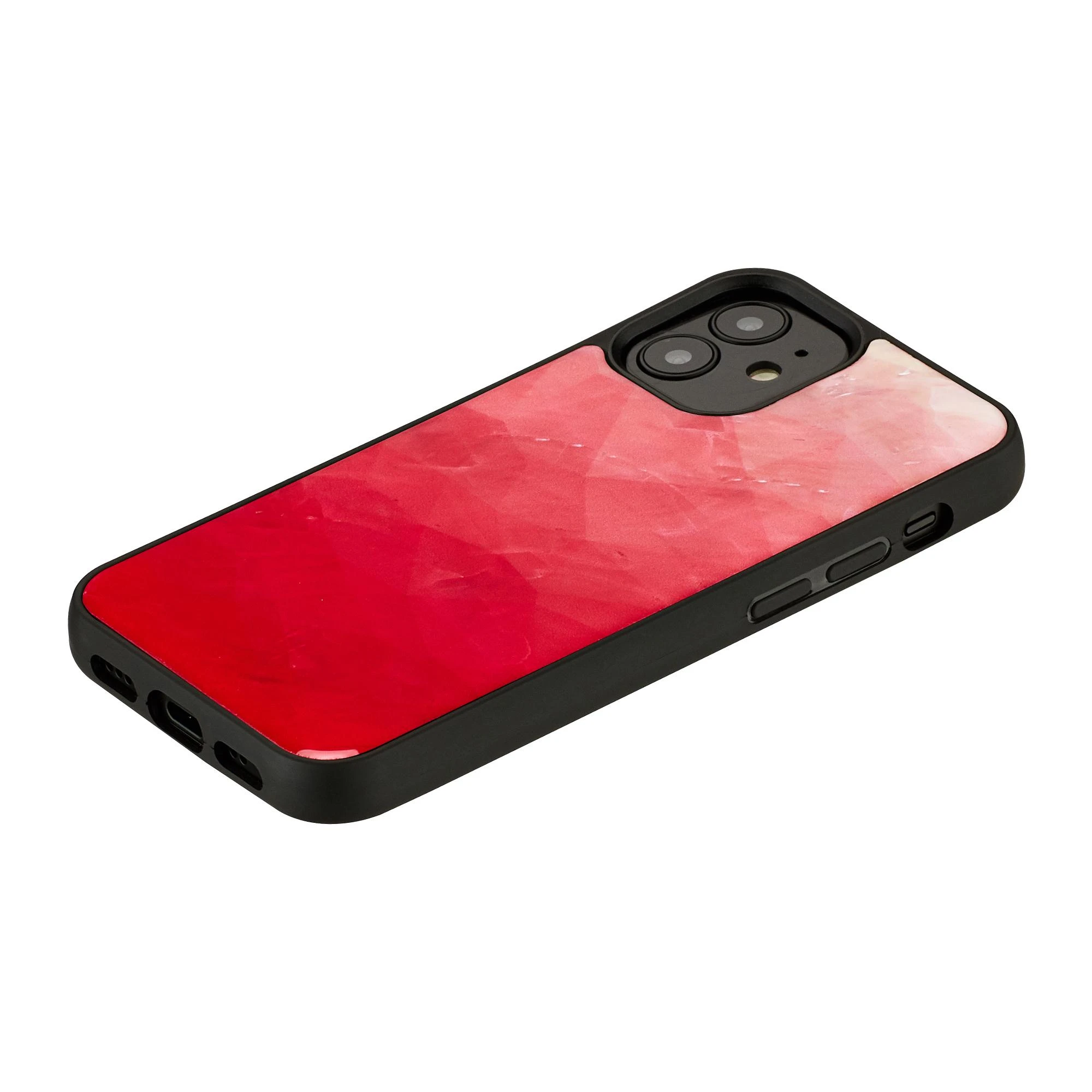 iKins dėklas skirtas Apple Apple iPhone 12 mini rožinės spalvos lake juodos spalvos