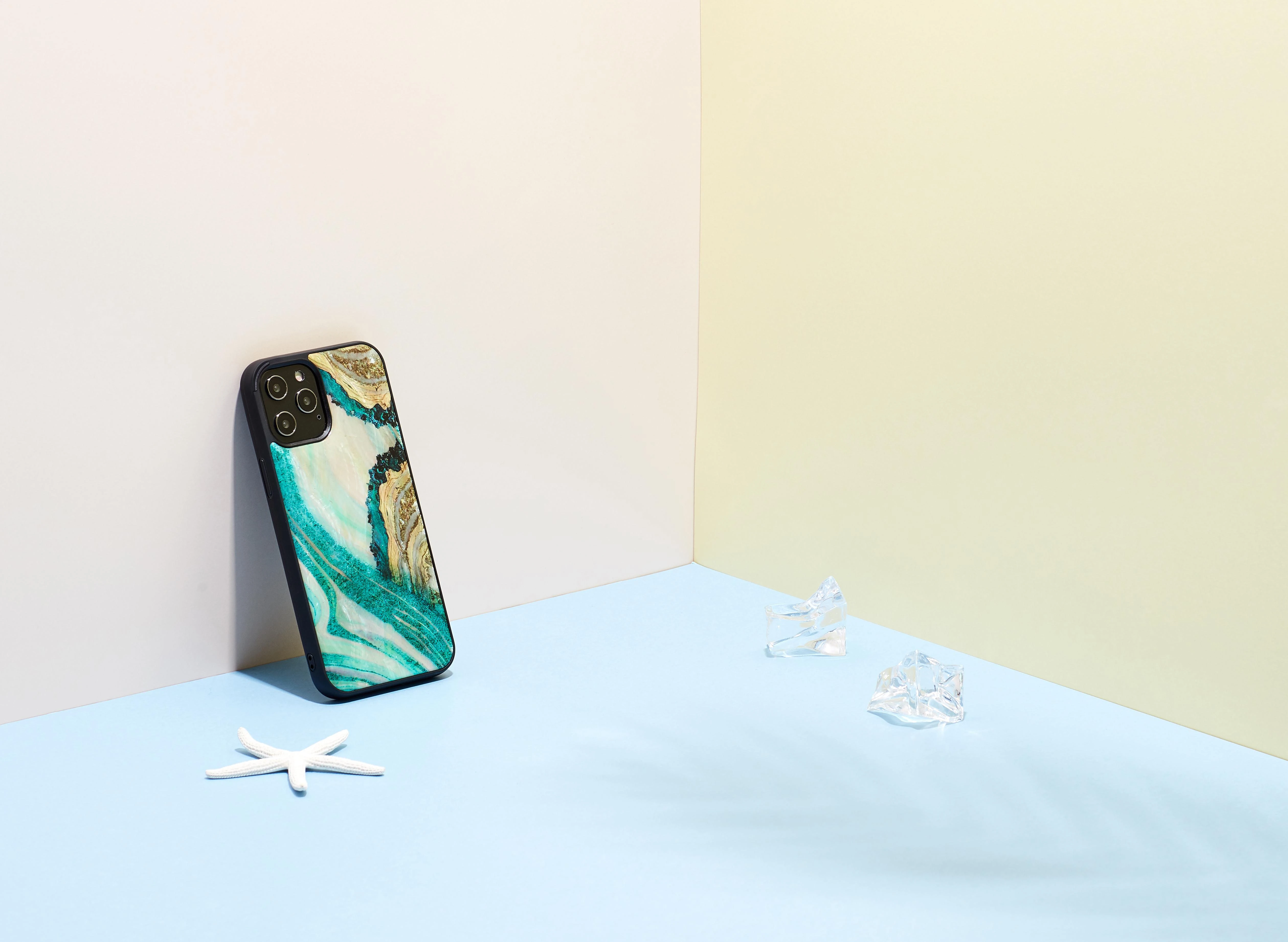 Dėklas iKins case for Apple iPhone 12 Pro Max aqua agate