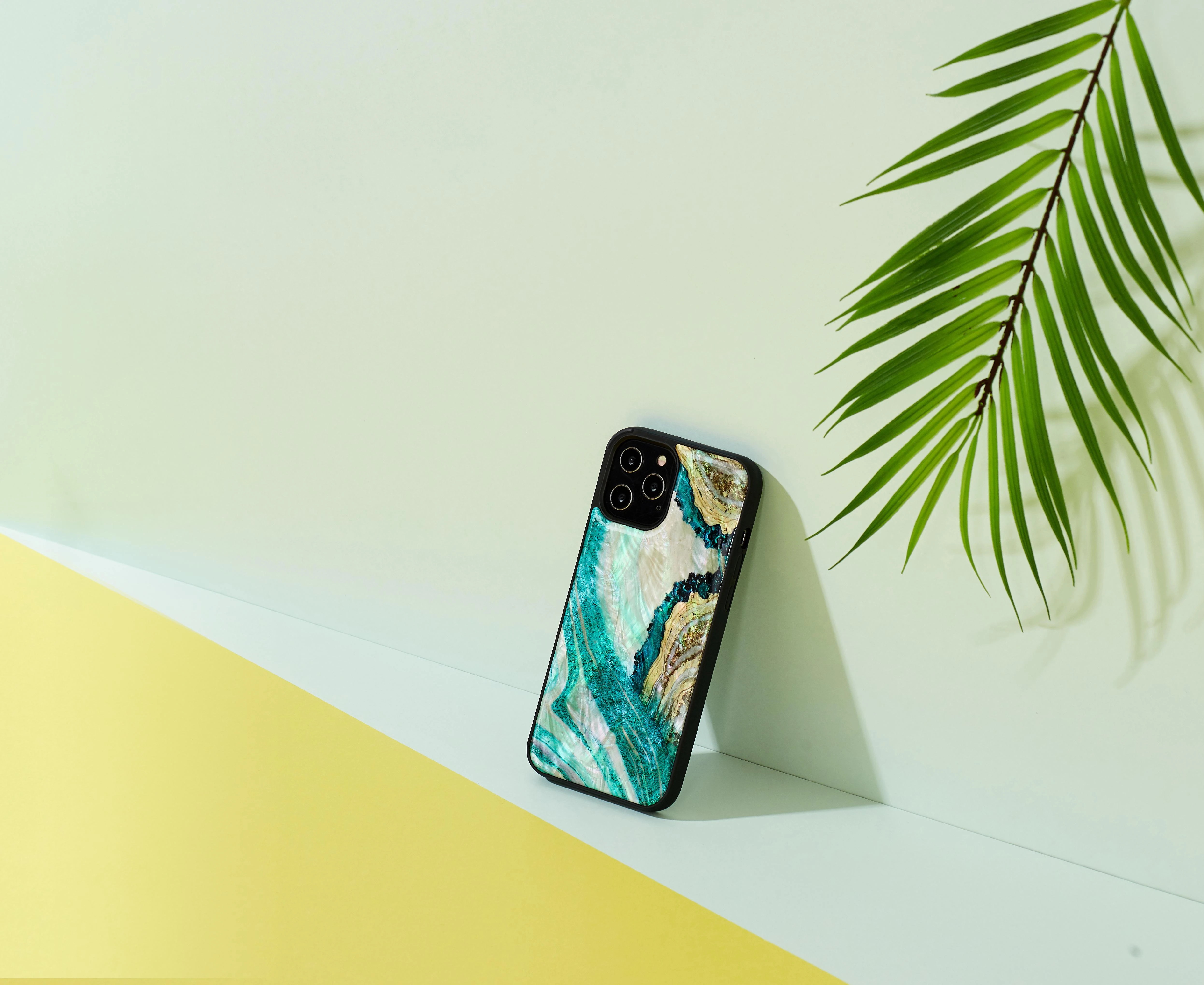 Dėklas iKins case for Apple iPhone 12 Pro Max aqua agate
