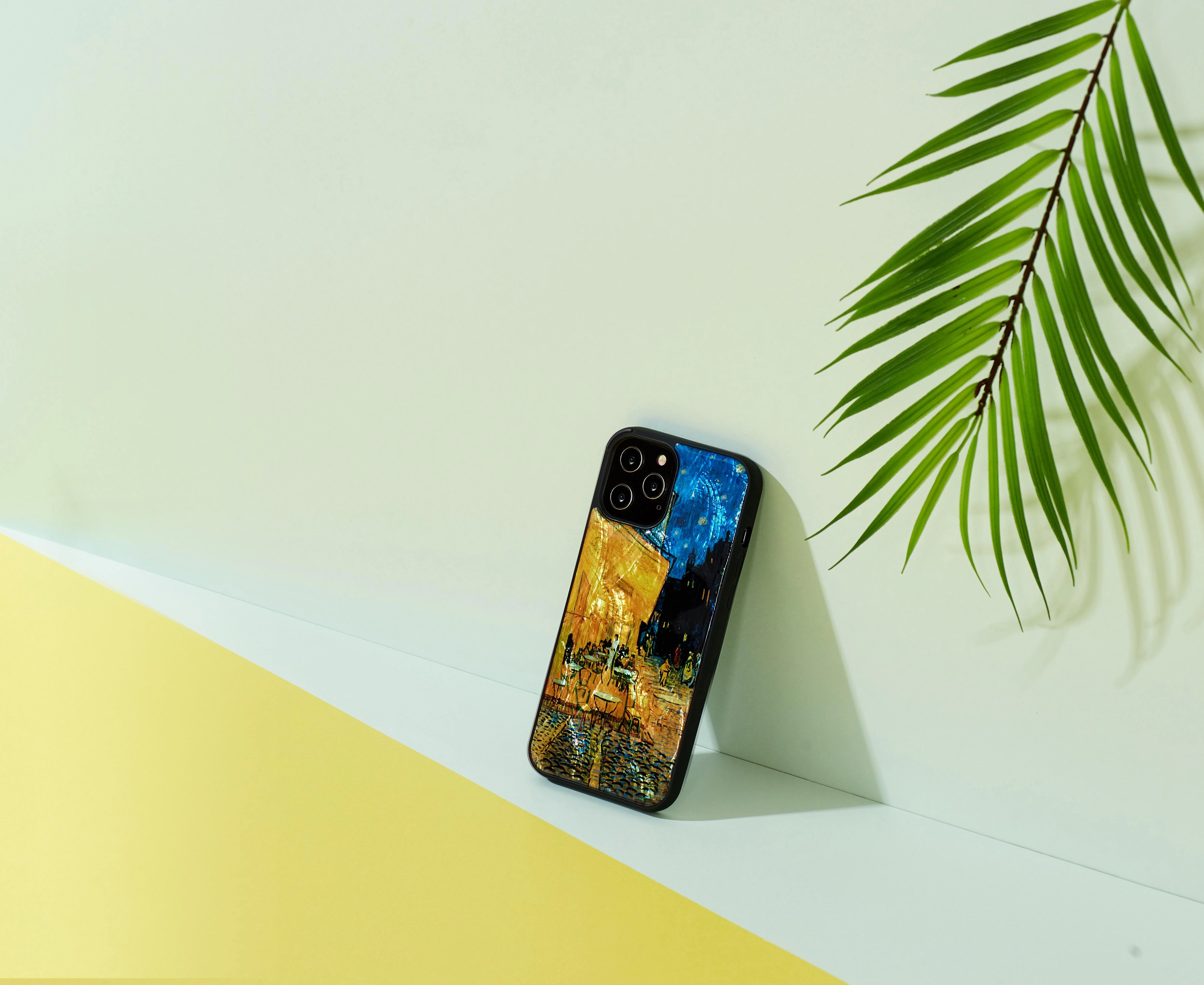 Dėklas iKins case for Apple iPhone 12 Pro Max cafe terrace juodas