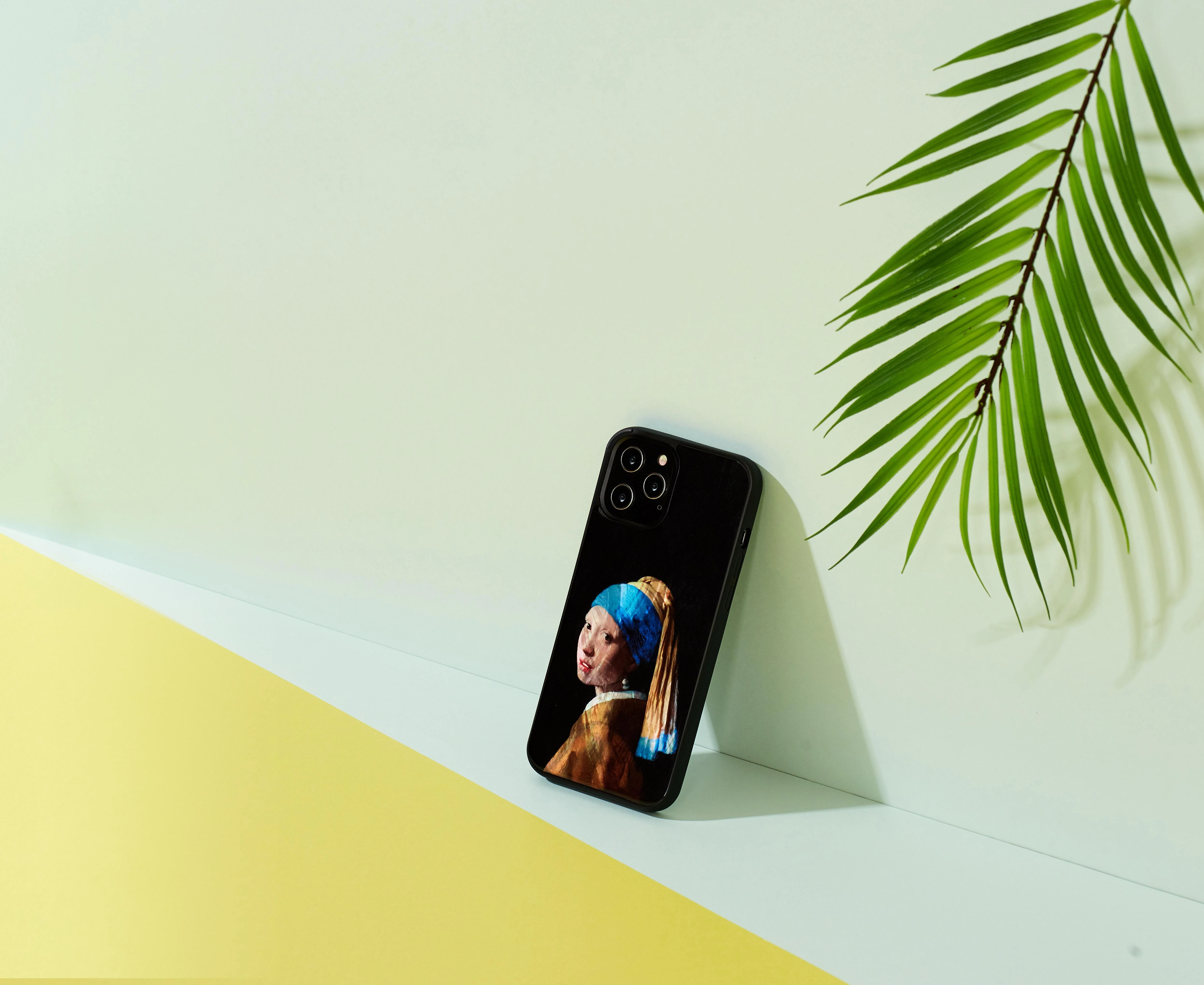 Dėklas iKins case for Apple iPhone 12 Pro Max girl with a pearl earring