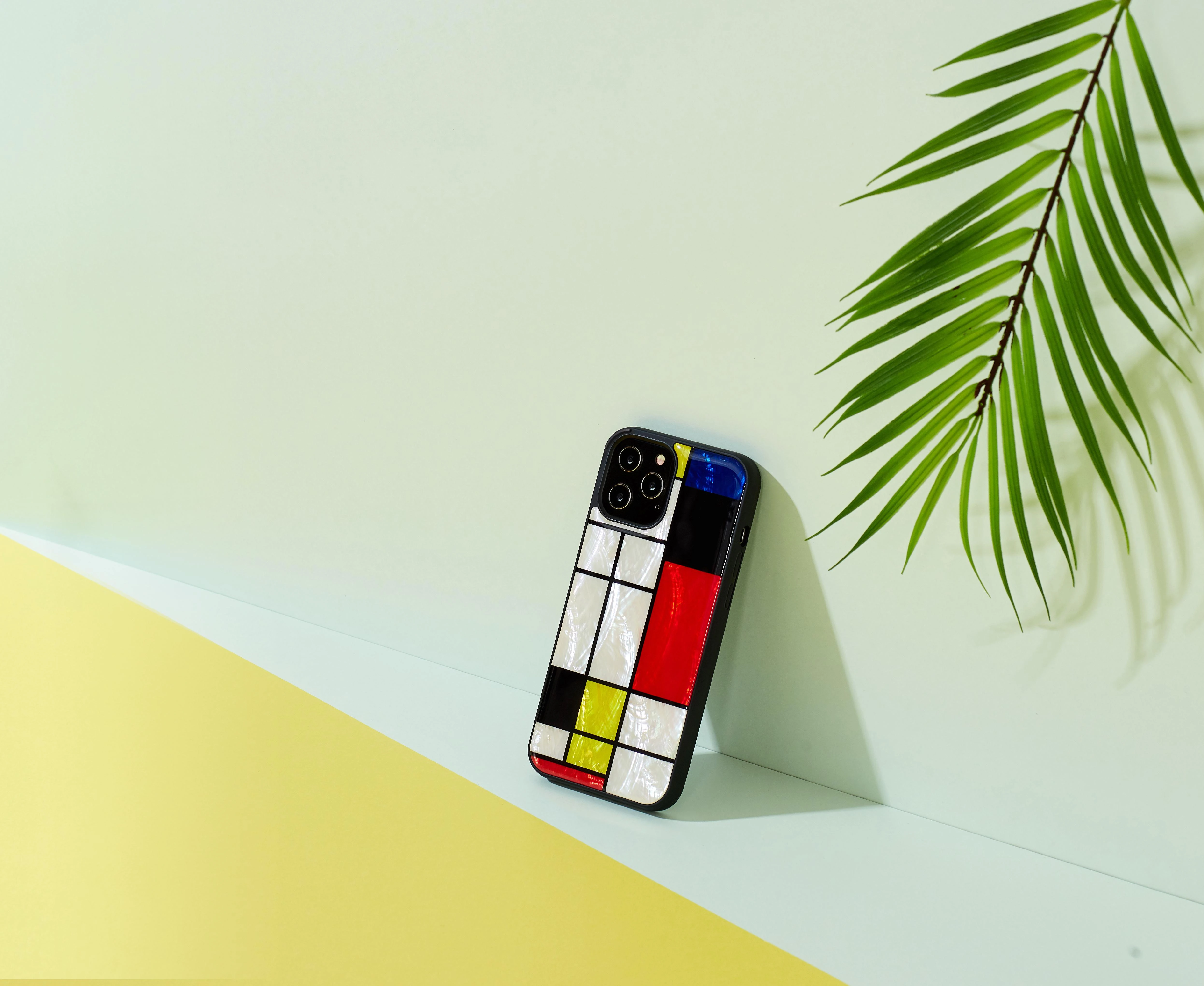 Dėklas iKins case for Apple iPhone 12 Pro Max mondrian juodas