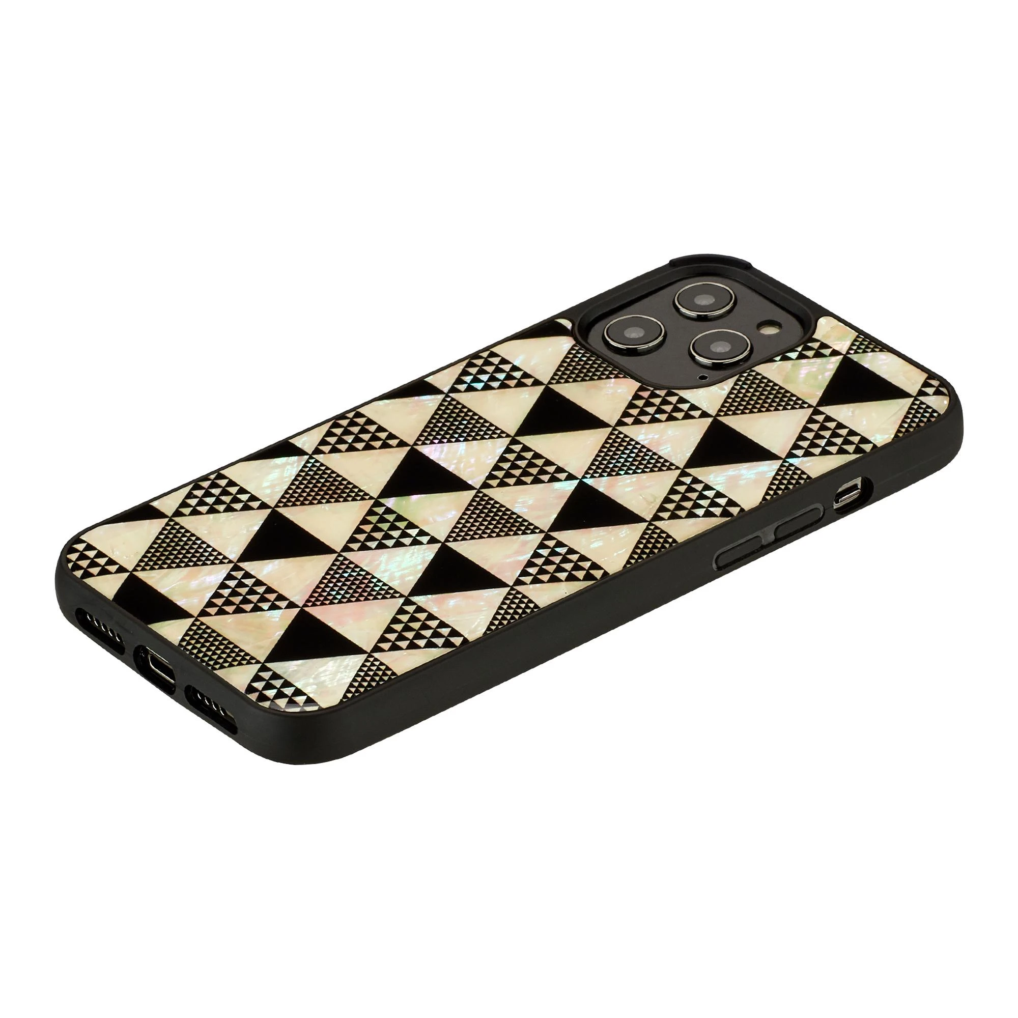 Dėklas iKins case for Apple iPhone 12 Pro Max pyramid juodas