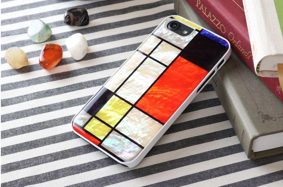 „iKins“ dėklas, skirtas „Apple iPhone 8/7 mondrian baltas“