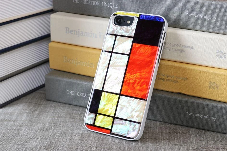 „iKins“ dėklas, skirtas „Apple iPhone 8/7 mondrian baltas“