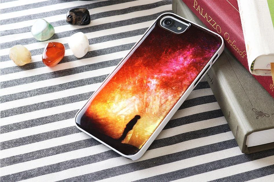 Dėklas iKins case for Apple iPhone 8/7 starry night baltas