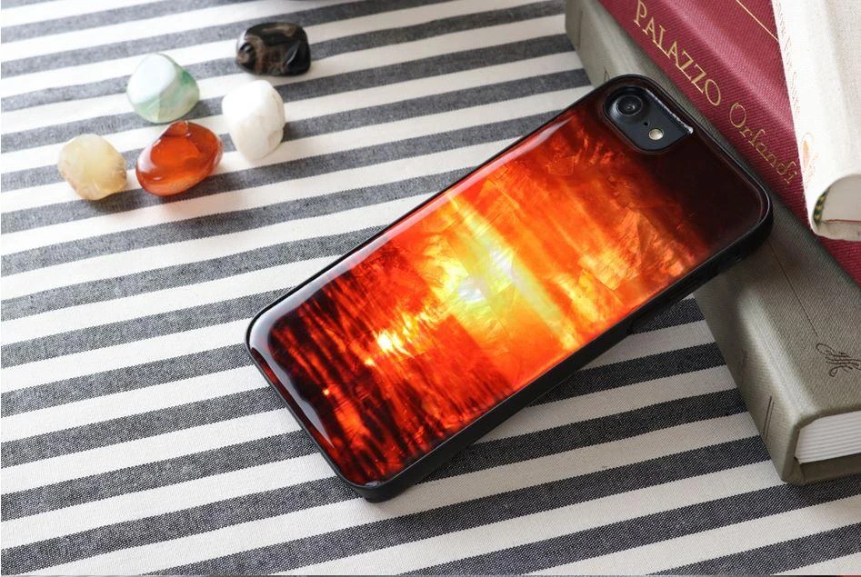 Dėklas iKins case for Apple iPhone 8/7 sunset juodas