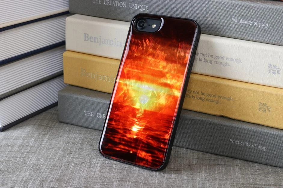 Dėklas iKins case for Apple iPhone 8/7 sunset juodas