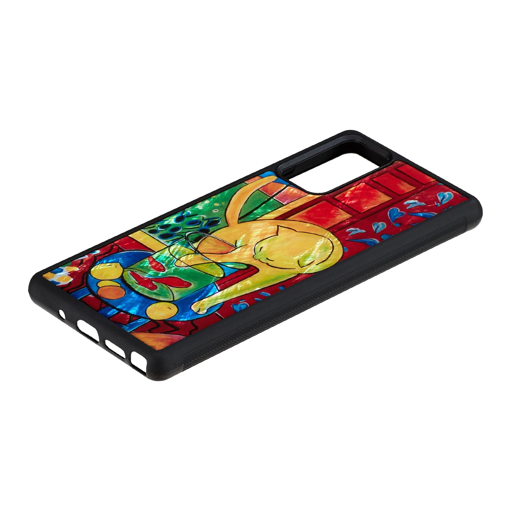 Dėklas iKins case for Samsung Galaxy Note 20 cat with red fish