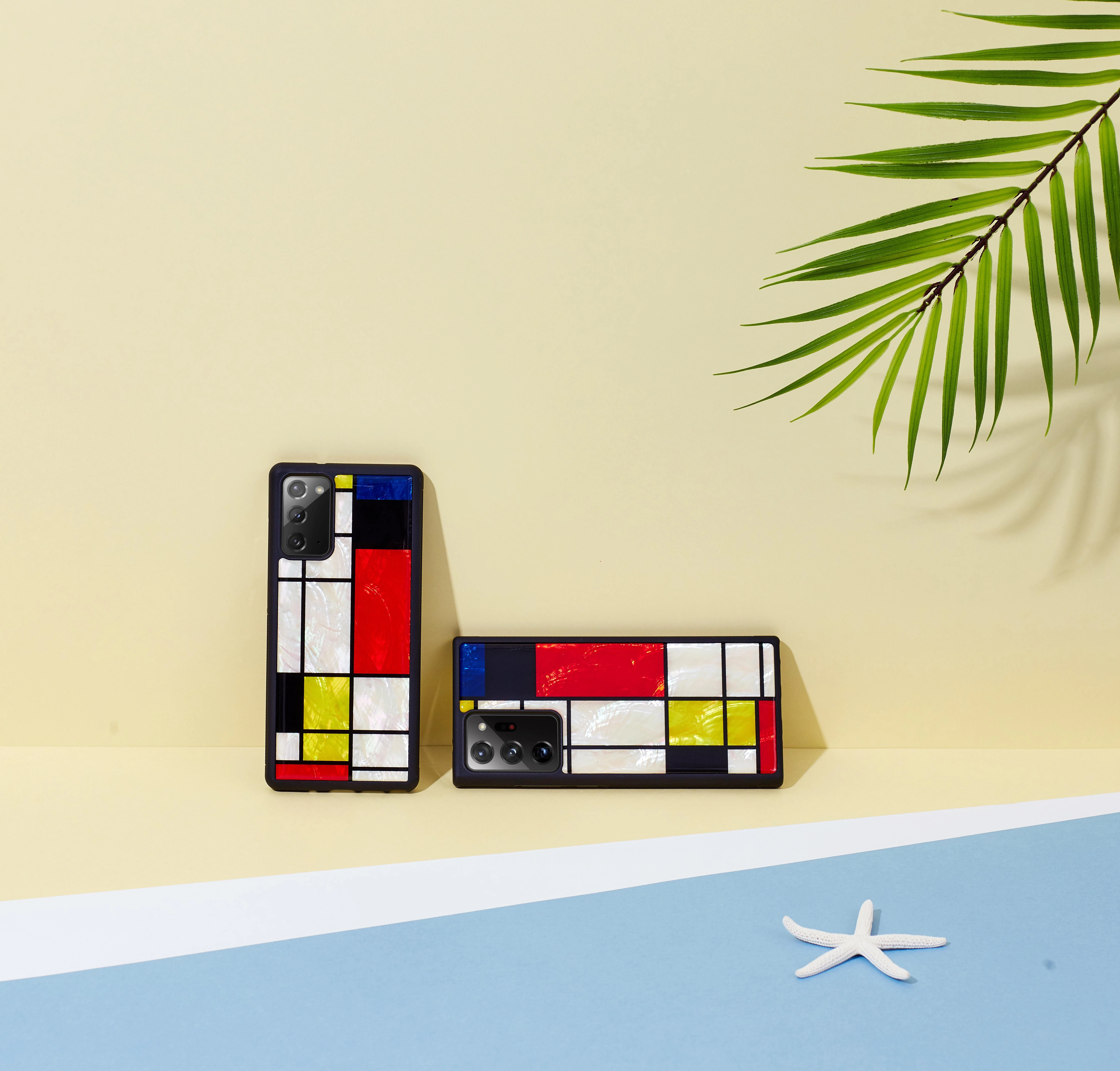 iKins dėklas skirtas Samsung Galaxy Note 20 mondrian juodos spalvos