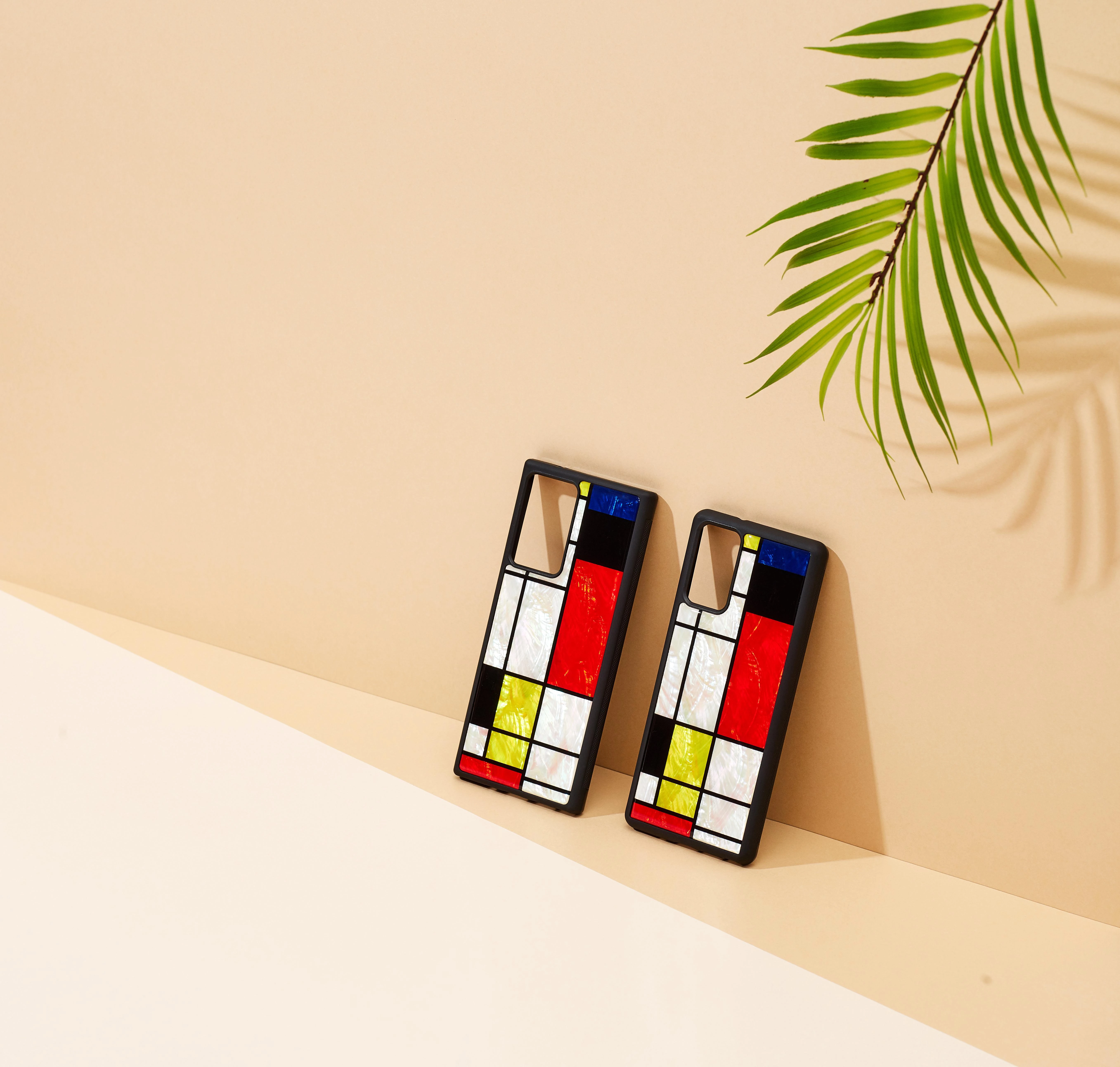 Dėklas iKins case for Samsung Galaxy Note 20 Ultra mondrian juodas