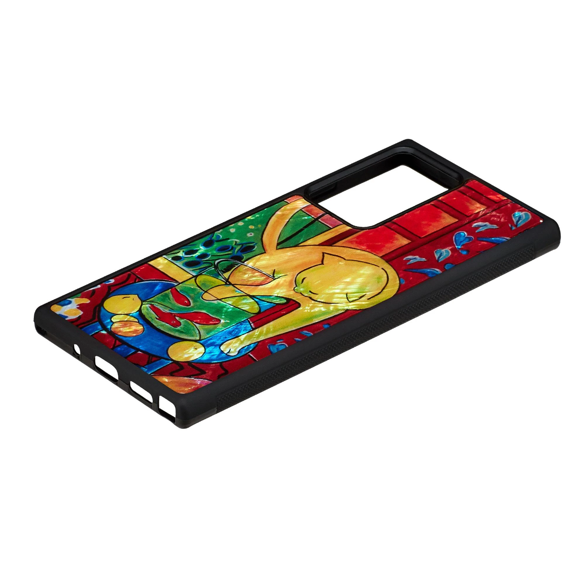Dėklas iKins case for Samsung Galaxy Note 20 Ultra cat with red fish