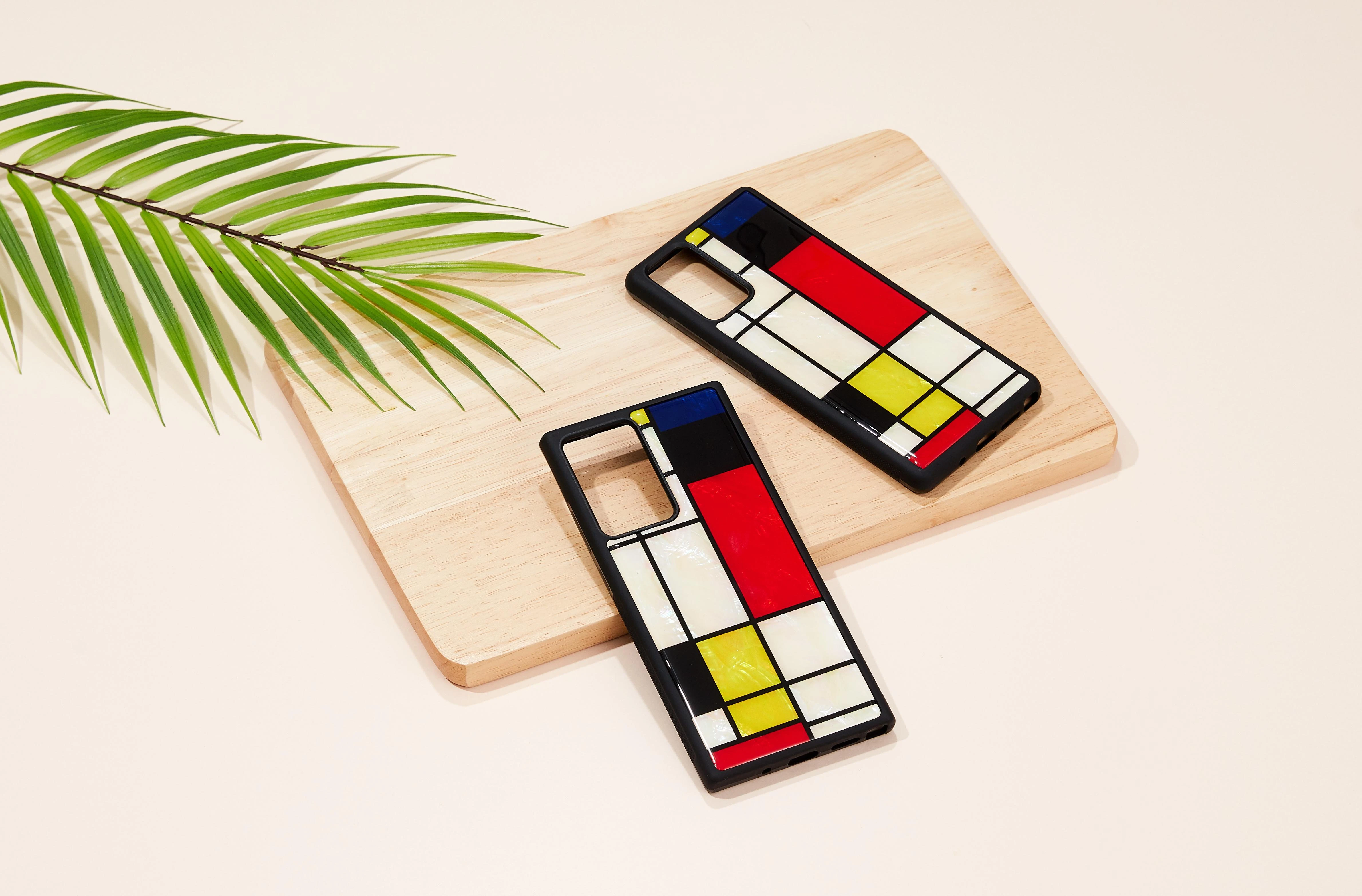 Dėklas iKins case for Samsung Galaxy Note 20 Ultra mondrian juodas