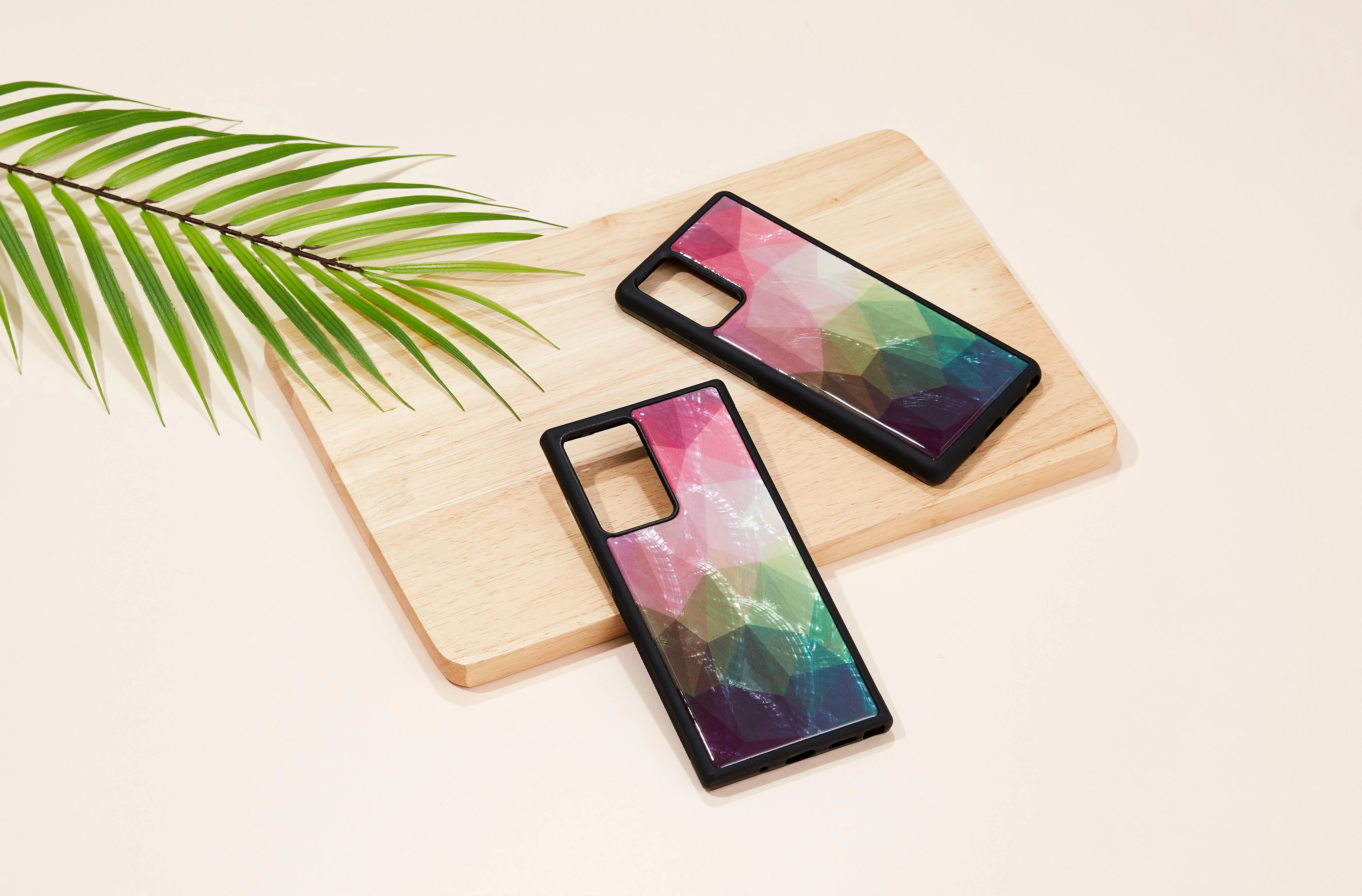 iKins dėklas Samsung Galaxy Note 20 vandens gėlė juodas