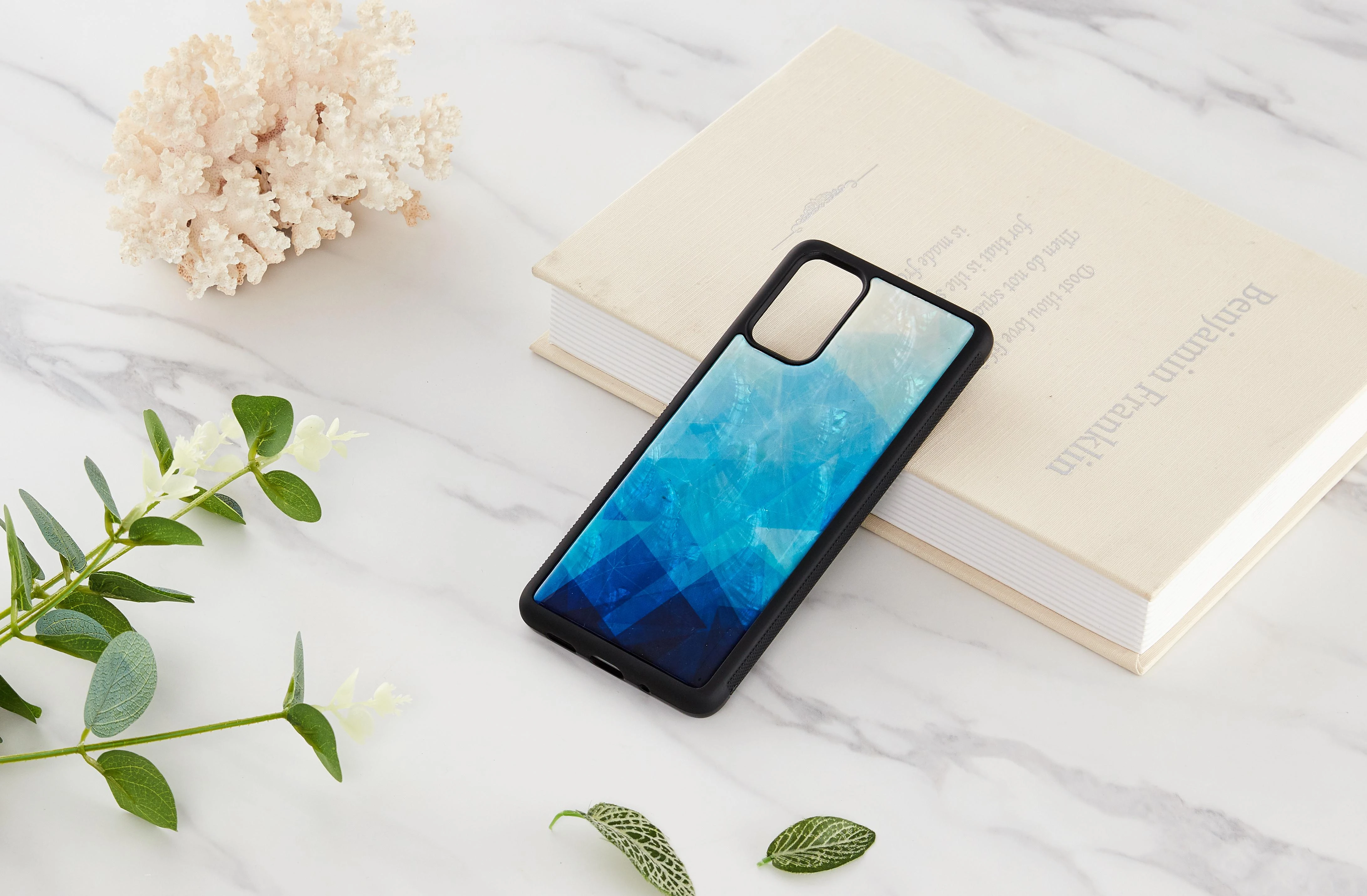 Dėklas iKins case for Samsung Galaxy S20+ mėlynas lake juodas