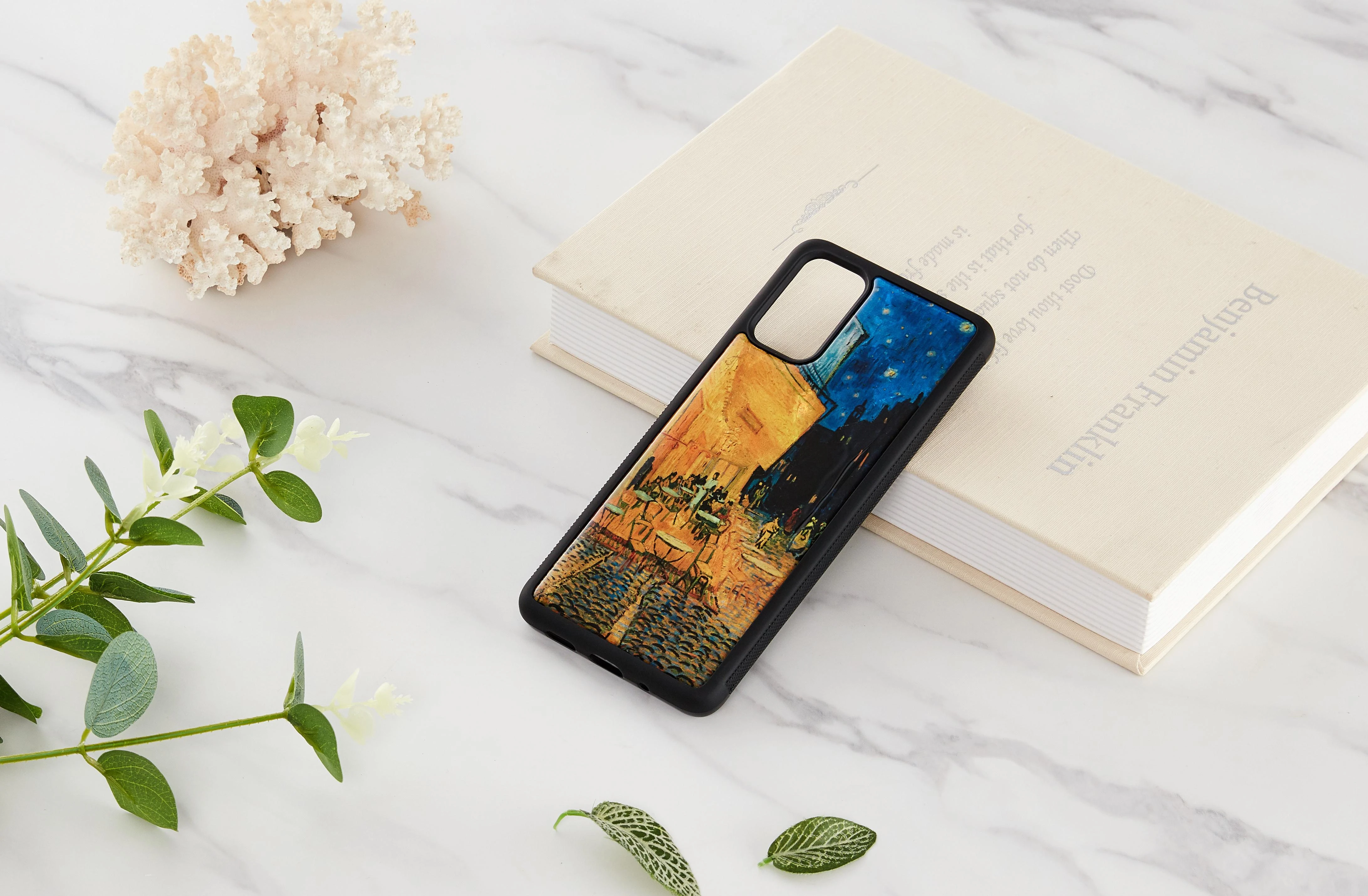 Dėklas iKins case for Samsung Galaxy S20+ cafe terrace juodas