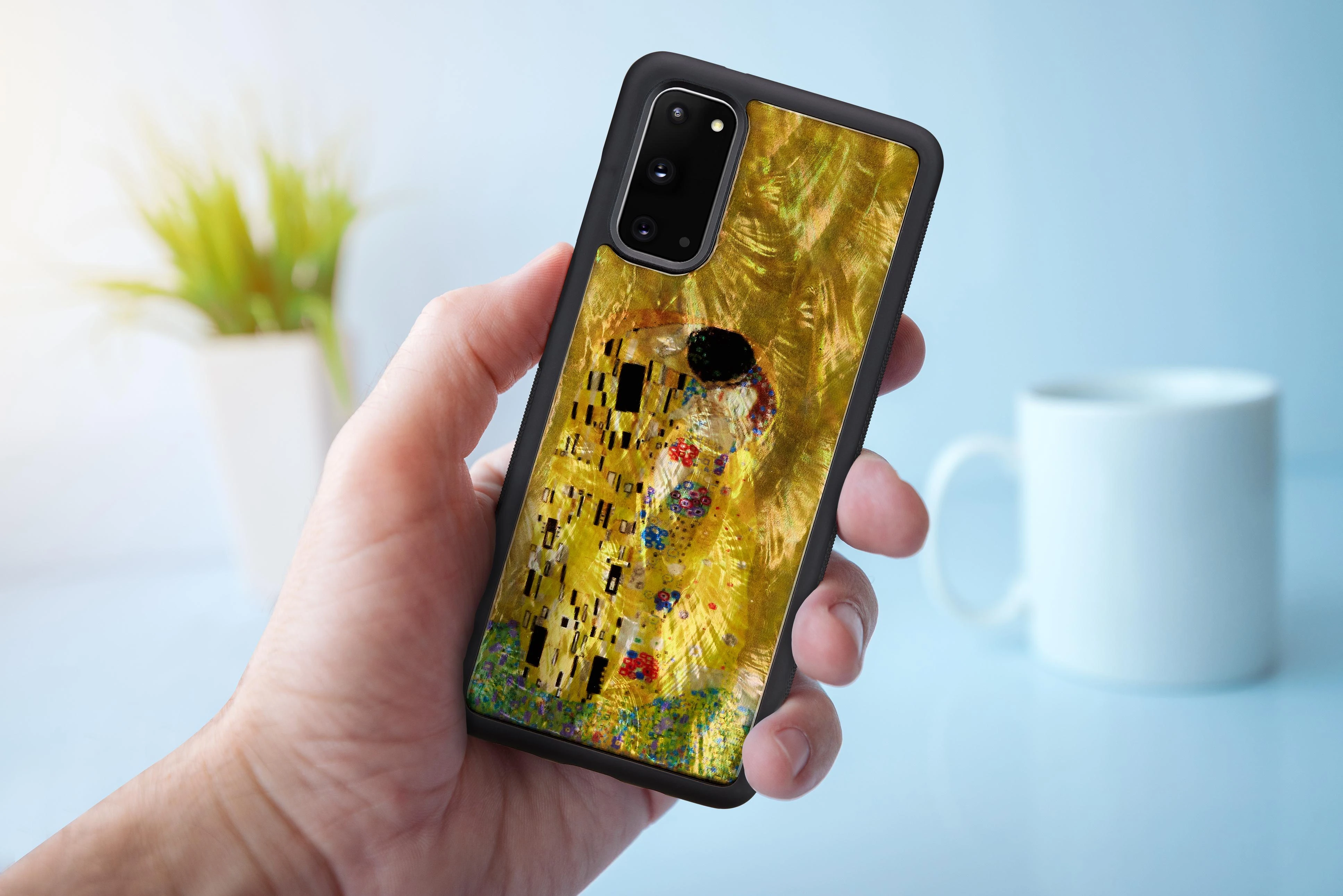 Dėklas iKins case for Samsung Galaxy S20 kiss juodas