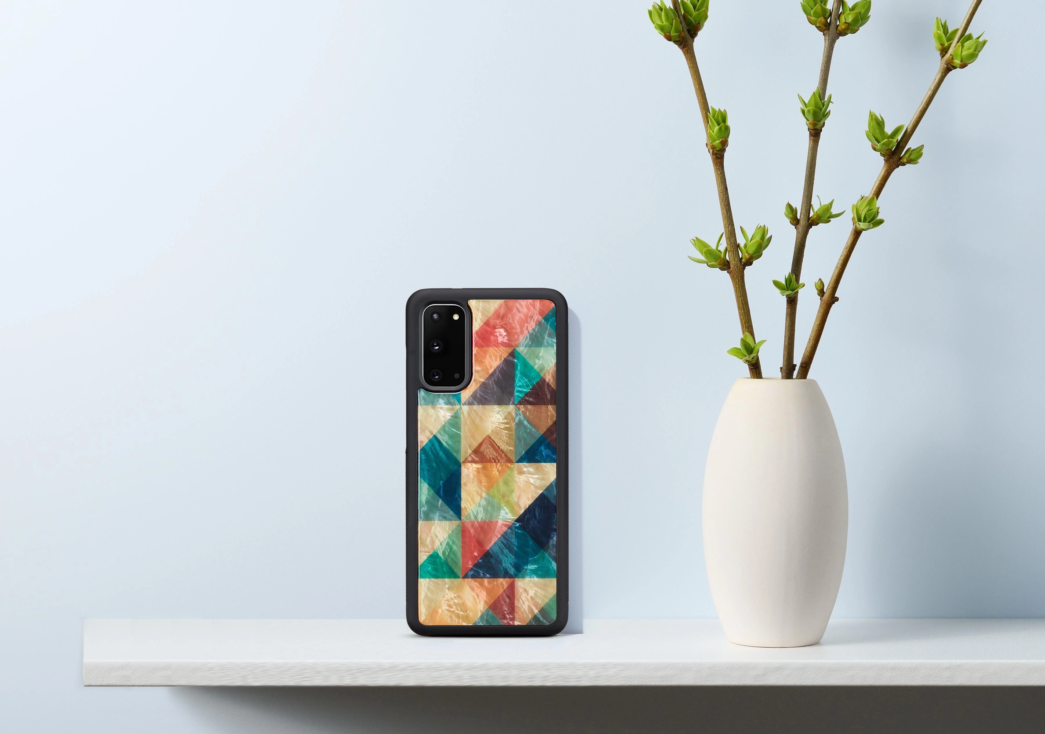 Dėklas iKins case for Samsung Galaxy S20 mosaic juodas