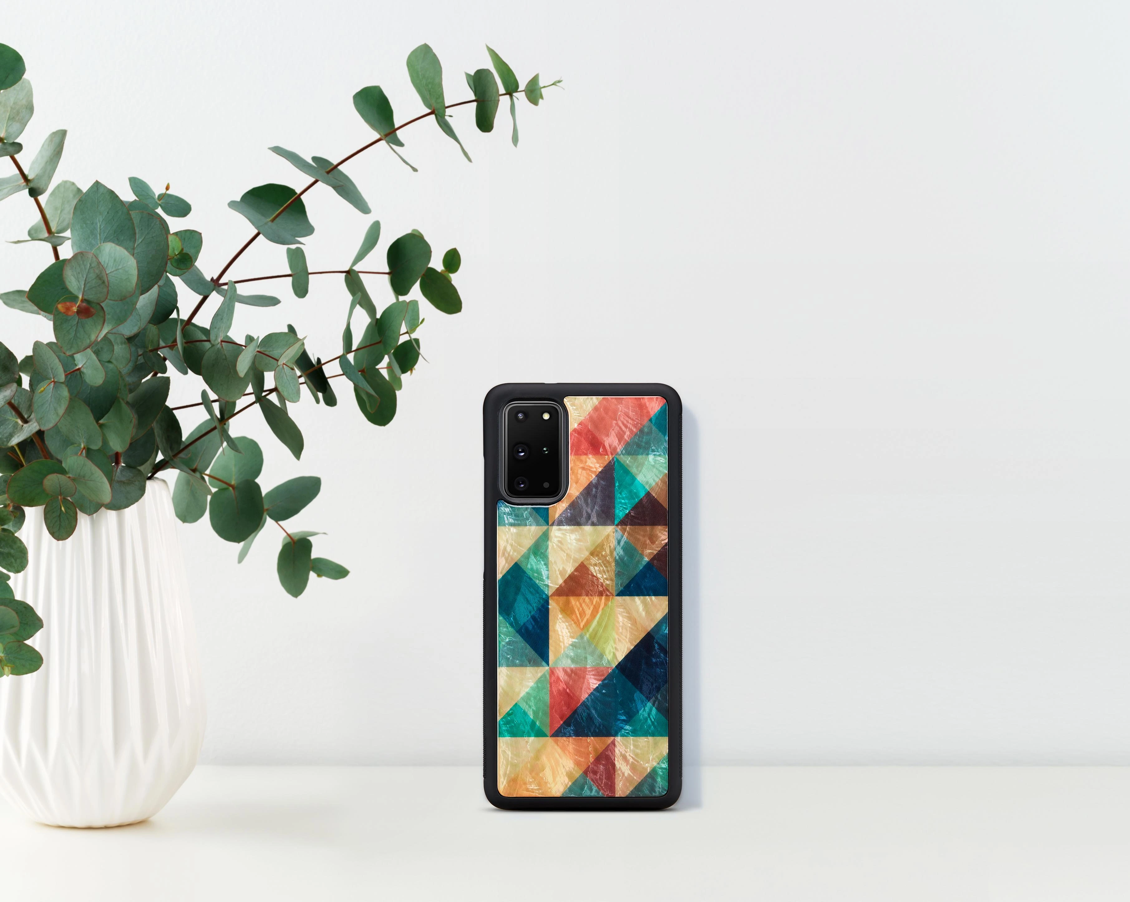 Dėklas iKins case for Samsung Galaxy S20+ mosaic juodas