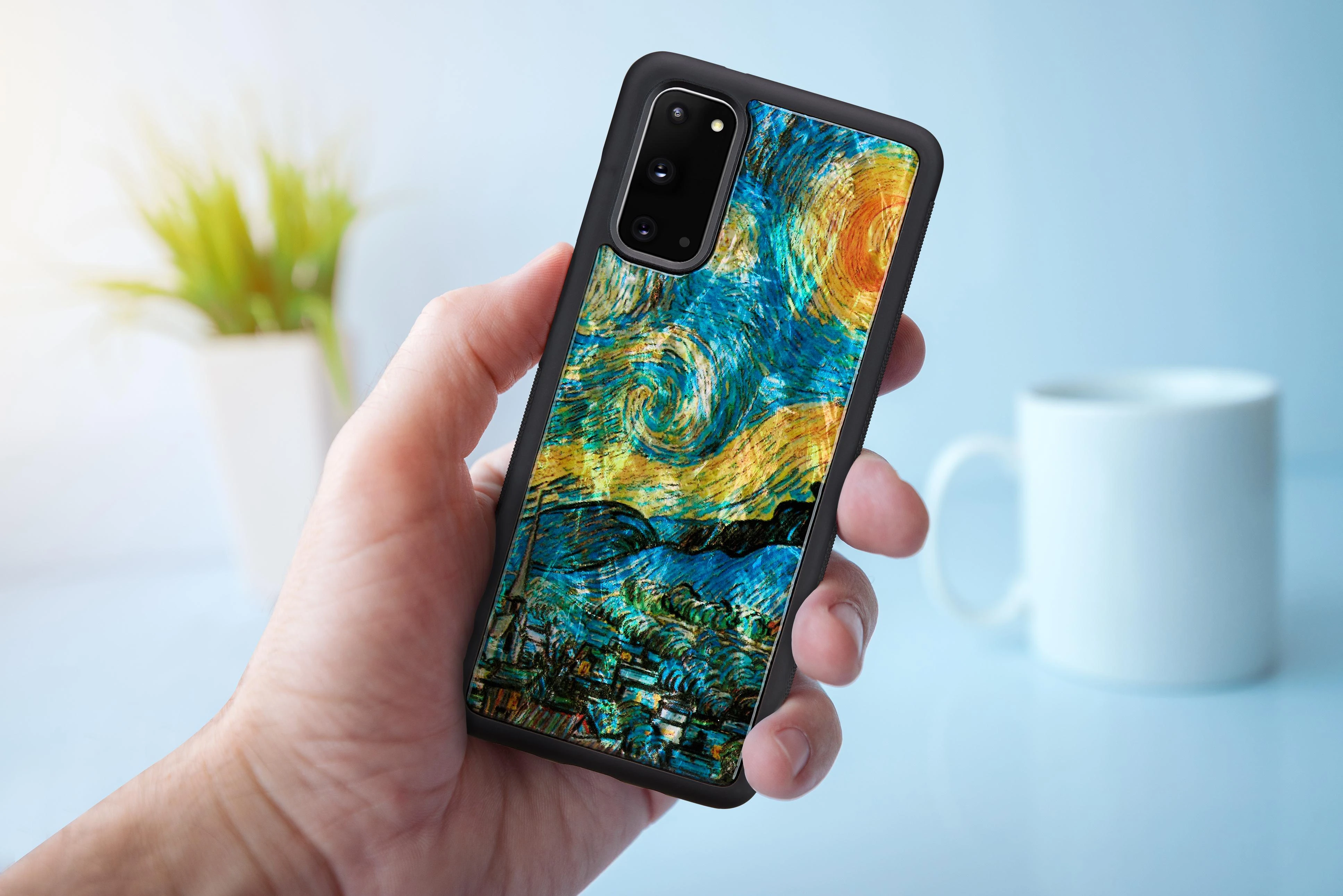 Dėklas iKins case for Samsung Galaxy S20 starry night juodas