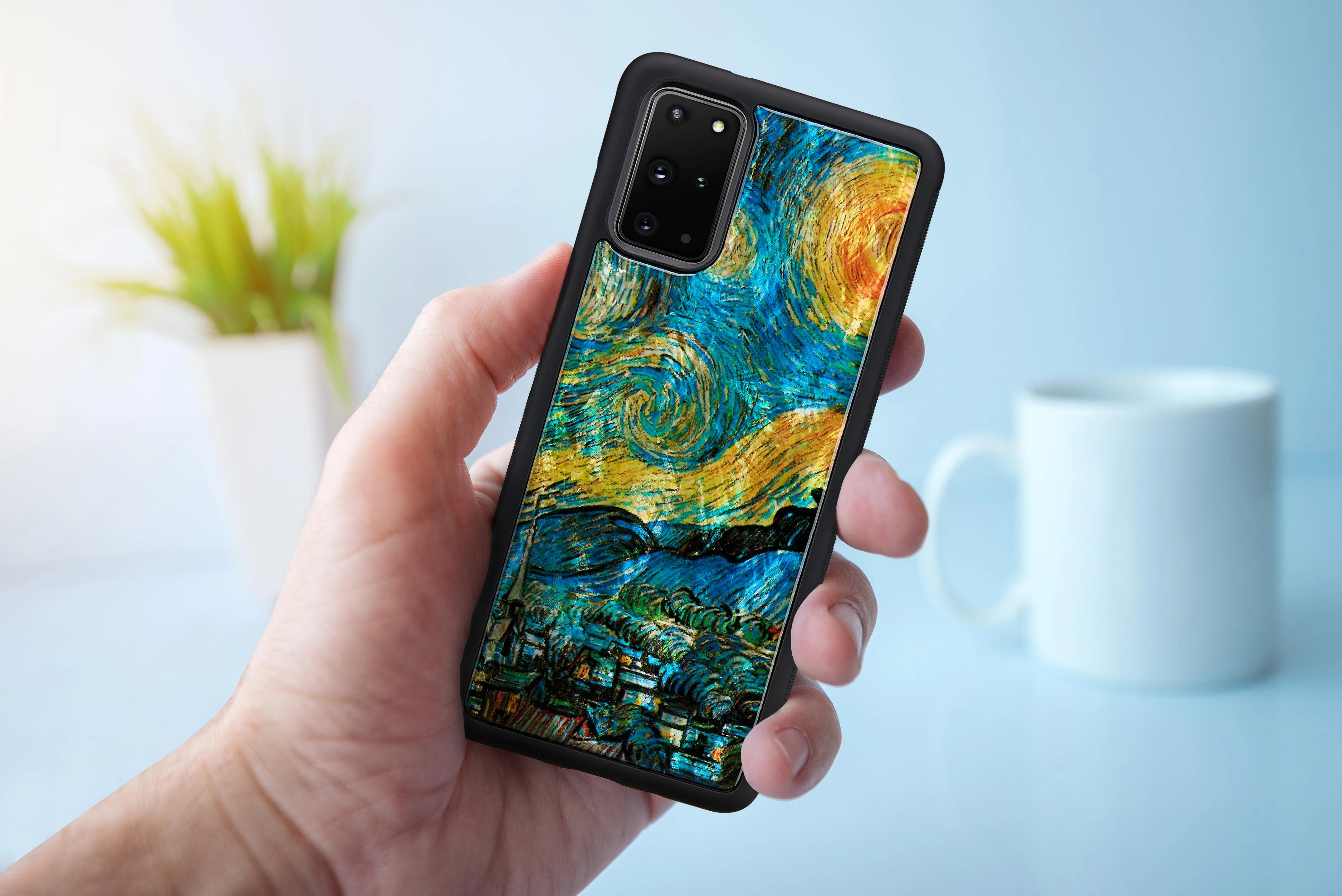 Dėklas iKins case for Samsung Galaxy S20+ starry night juodas
