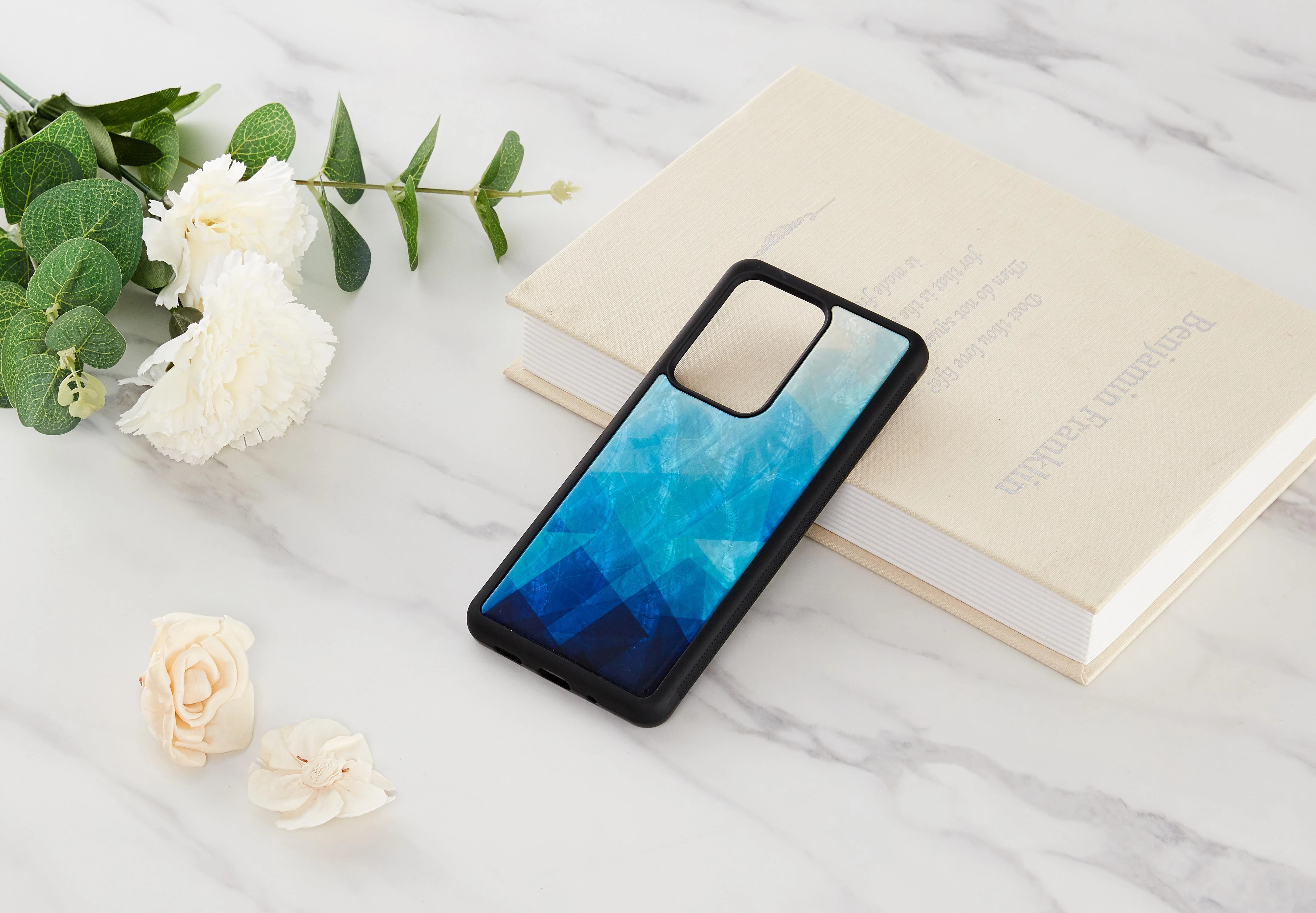 Dėklas iKins case for Samsung Galaxy S20 Ultra mėlynas lake juodas