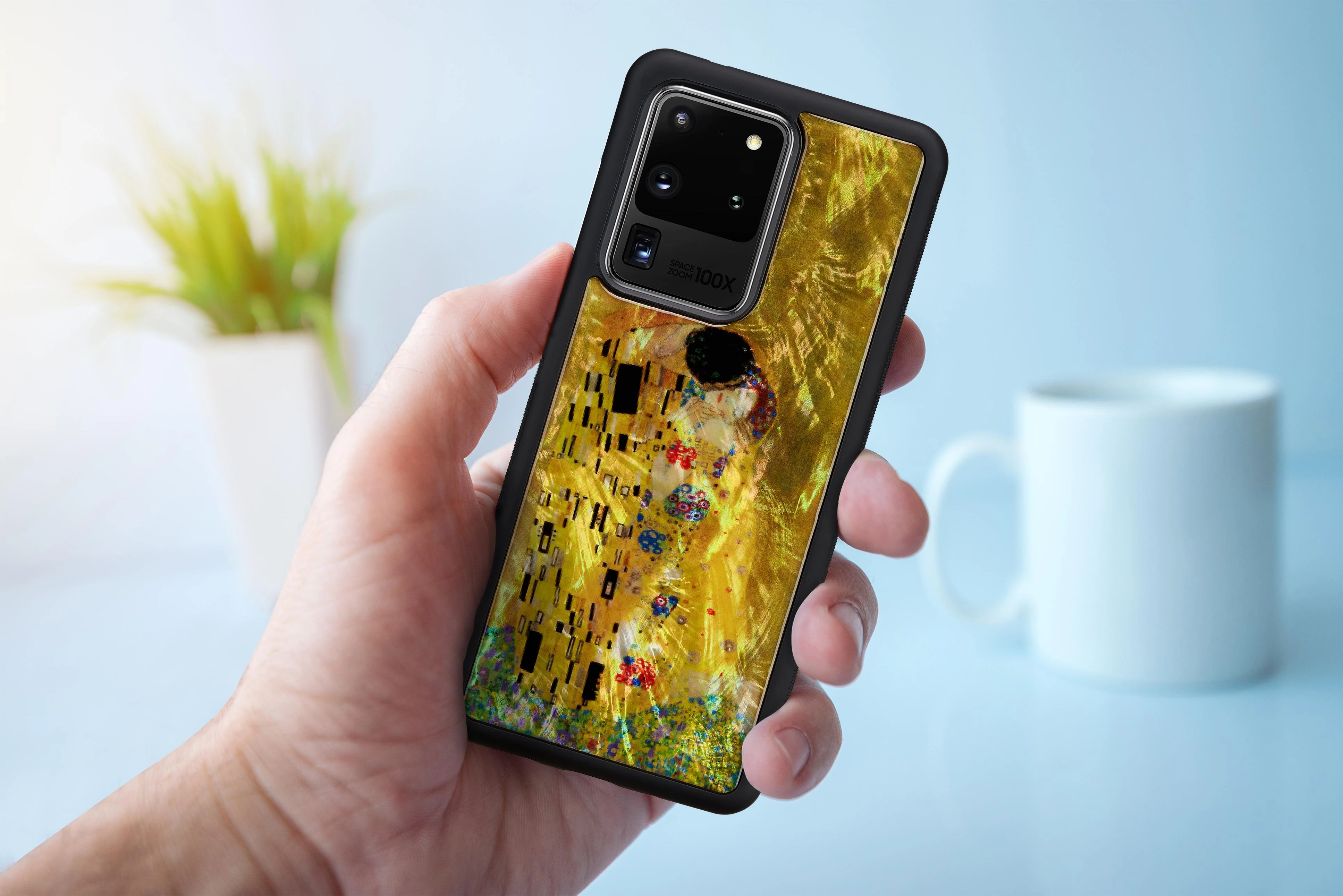 Dėklas iKins case for Samsung Galaxy S20 Ultra kiss juodas