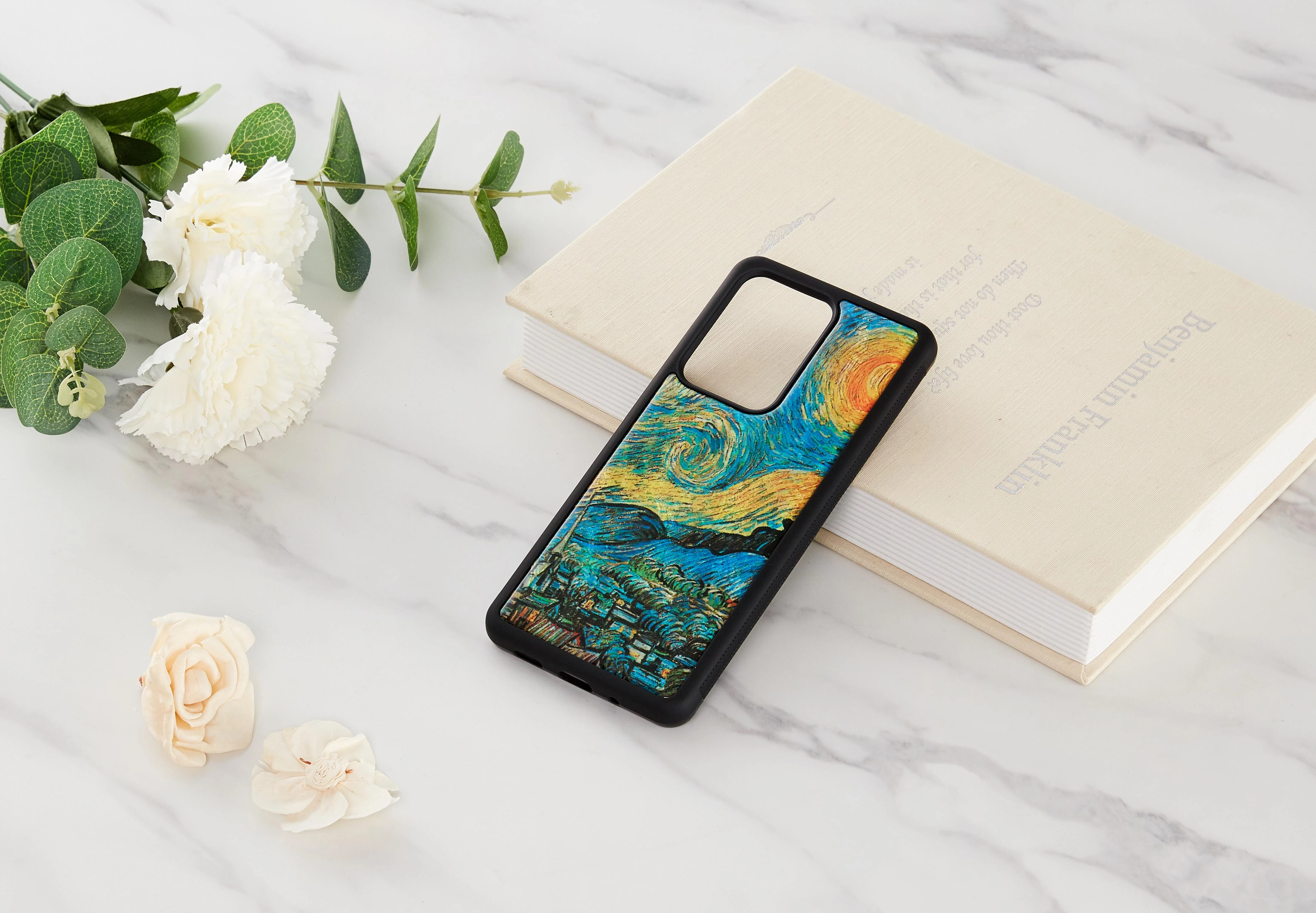 Dėklas iKins case for Samsung Galaxy S20 Ultra starry night juodas
