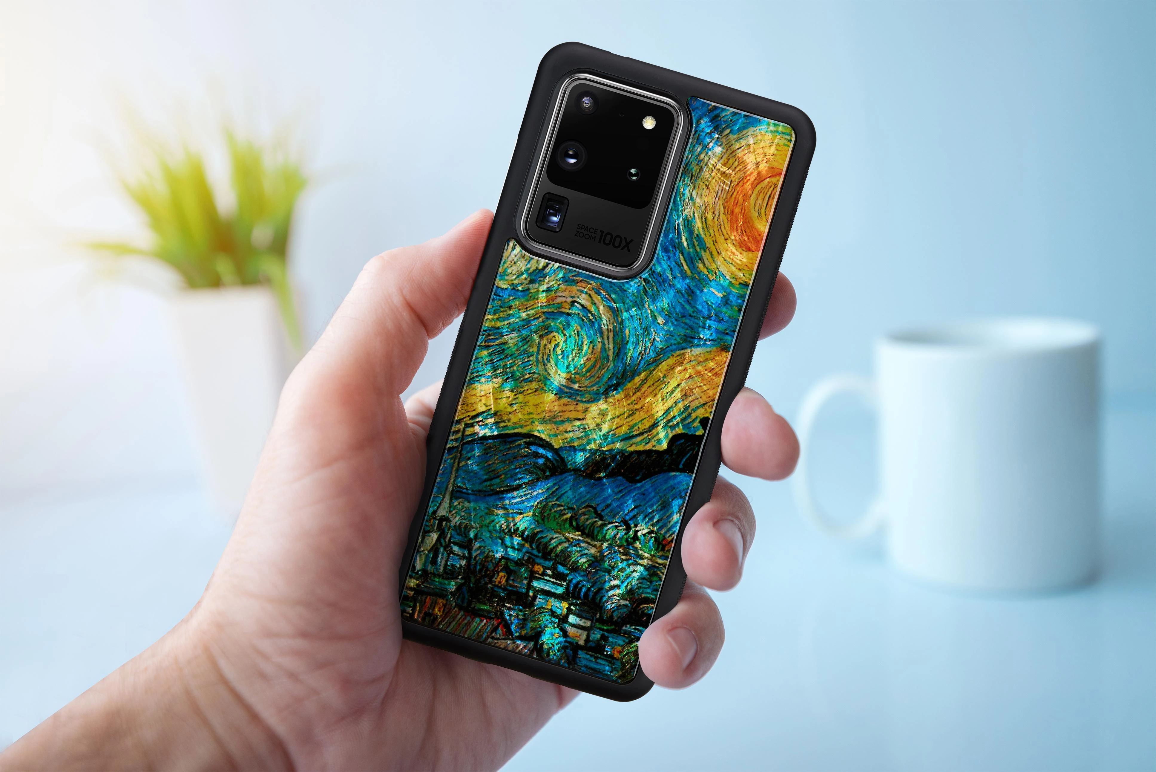 Dėklas iKins case for Samsung Galaxy S20 Ultra starry night juodas