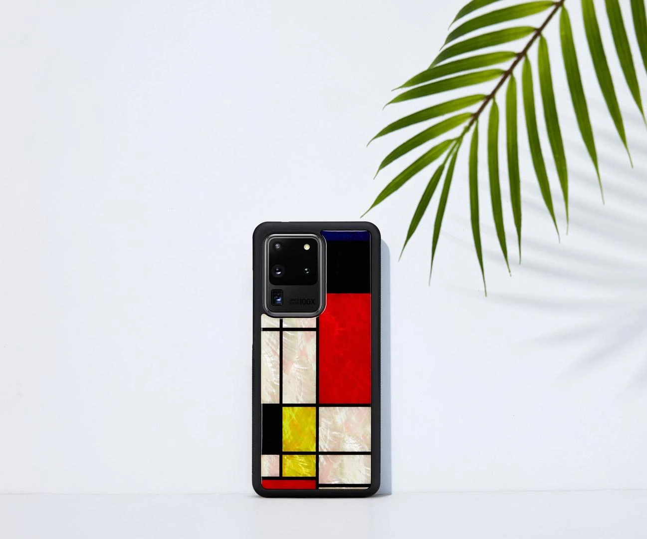 Dėklas iKins case for Samsung Galaxy S20 Ultra mondrian juodas