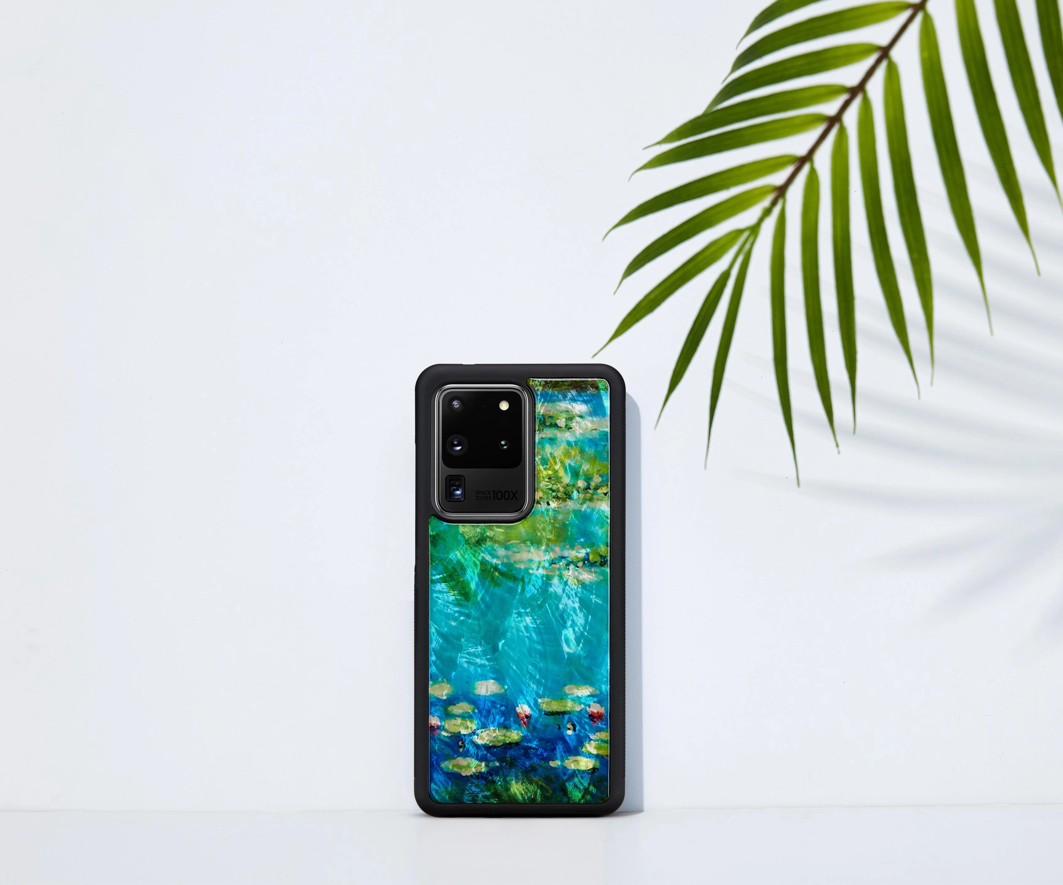 Dėklas iKins case for Samsung Galaxy S20 Ultra water lilies juodas