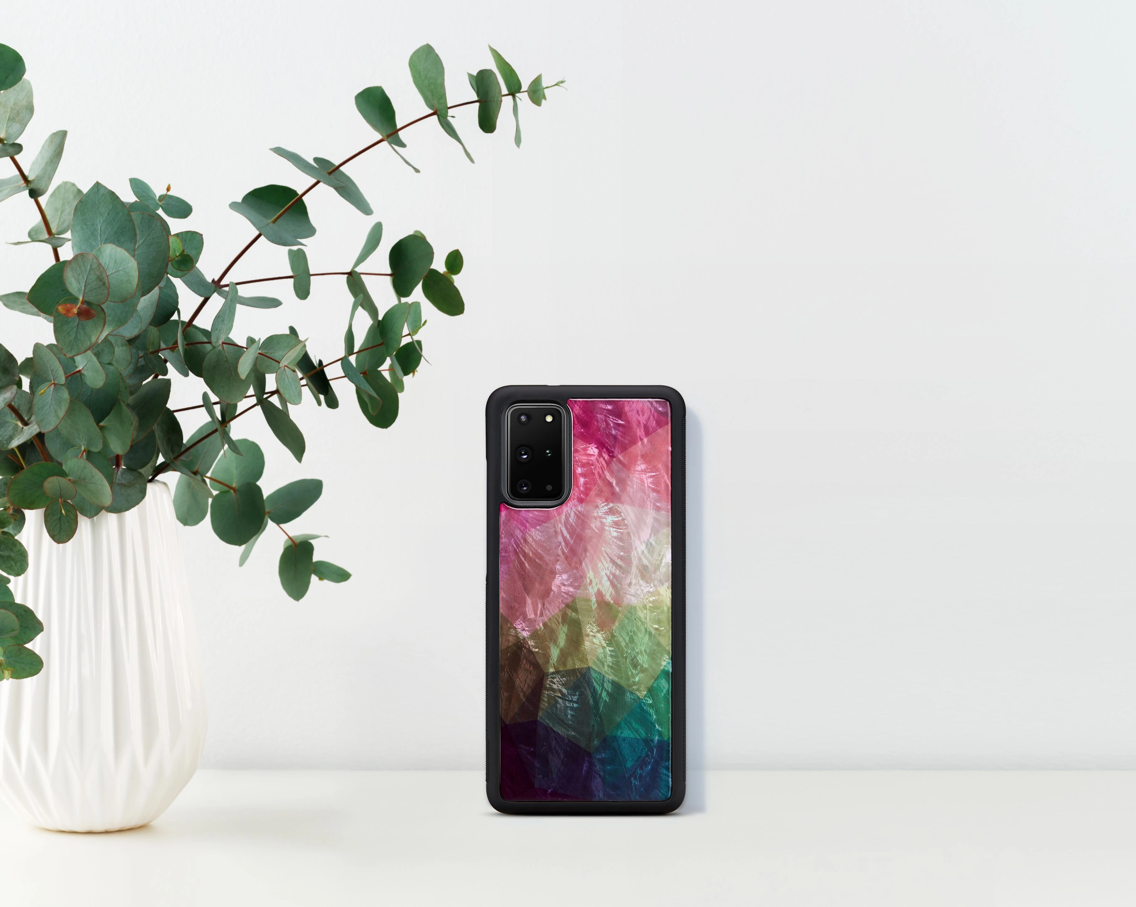 Dėklas iKins case for Samsung Galaxy S20+ water flower juodas