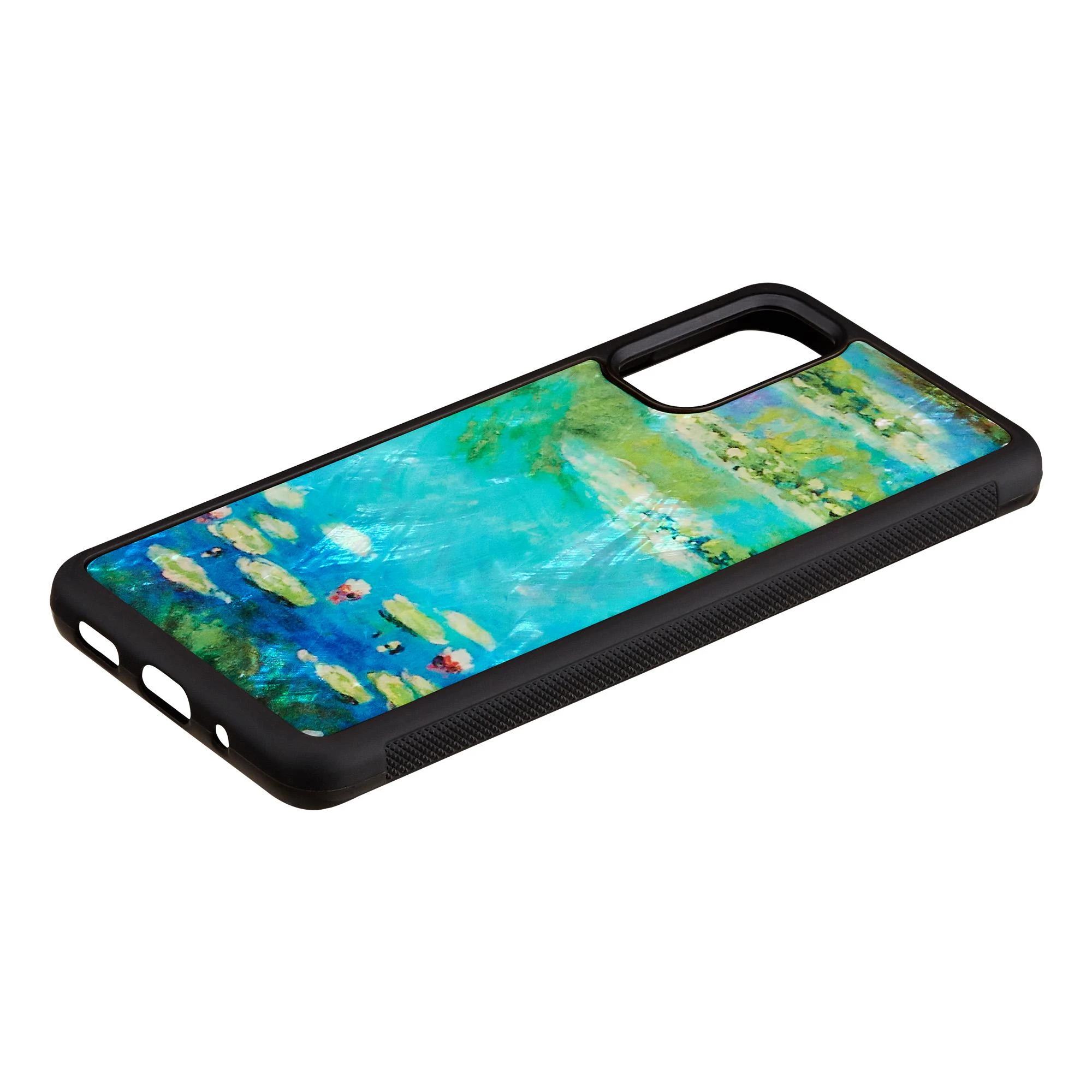 Dėklas iKins case for Samsung Galaxy S20 water lilies juodas