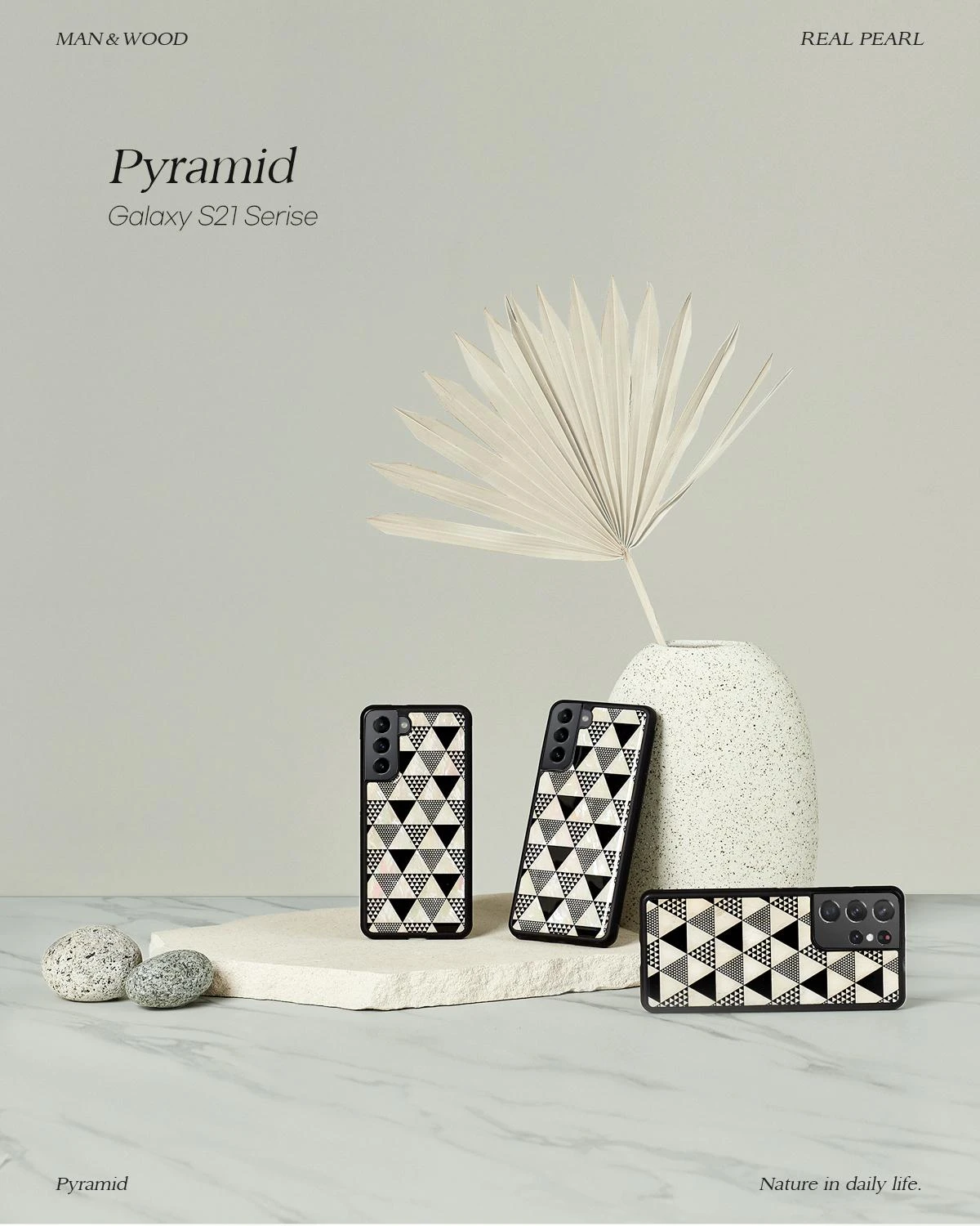 Dėklas iKins case for Samsung Galaxy S21+ pyramid juodas
