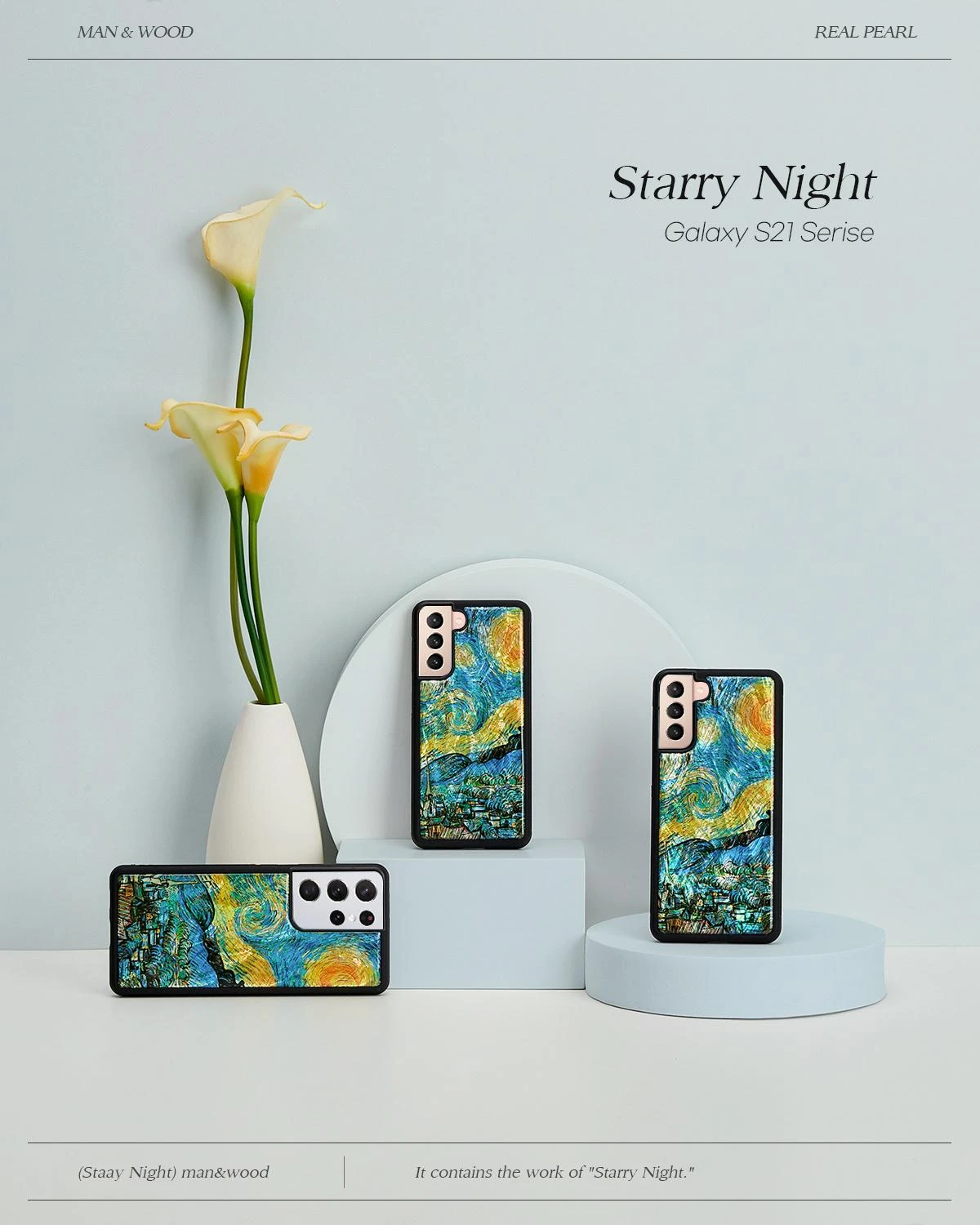 Dėklas iKins case for Samsung Galaxy S21+ starry night juodas