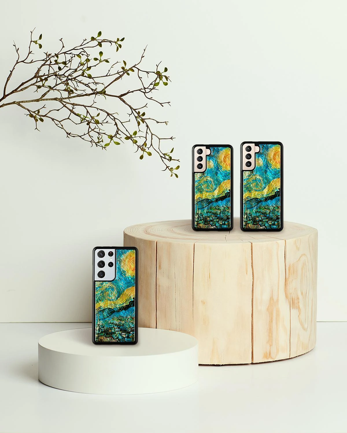 Dėklas iKins case for Samsung Galaxy S21+ starry night juodas