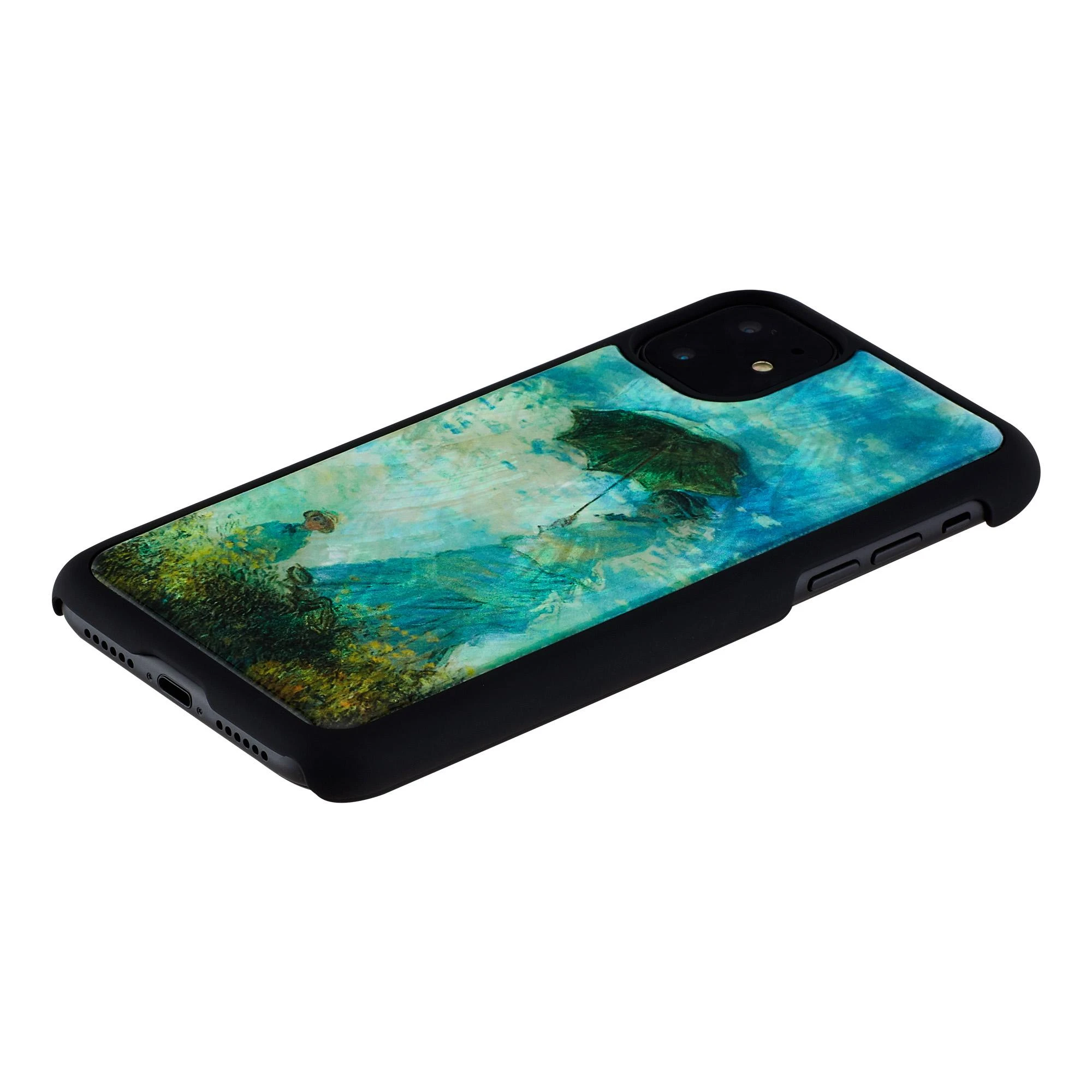 Ikins Juodas telefono dėklas iPhone 11, Camille