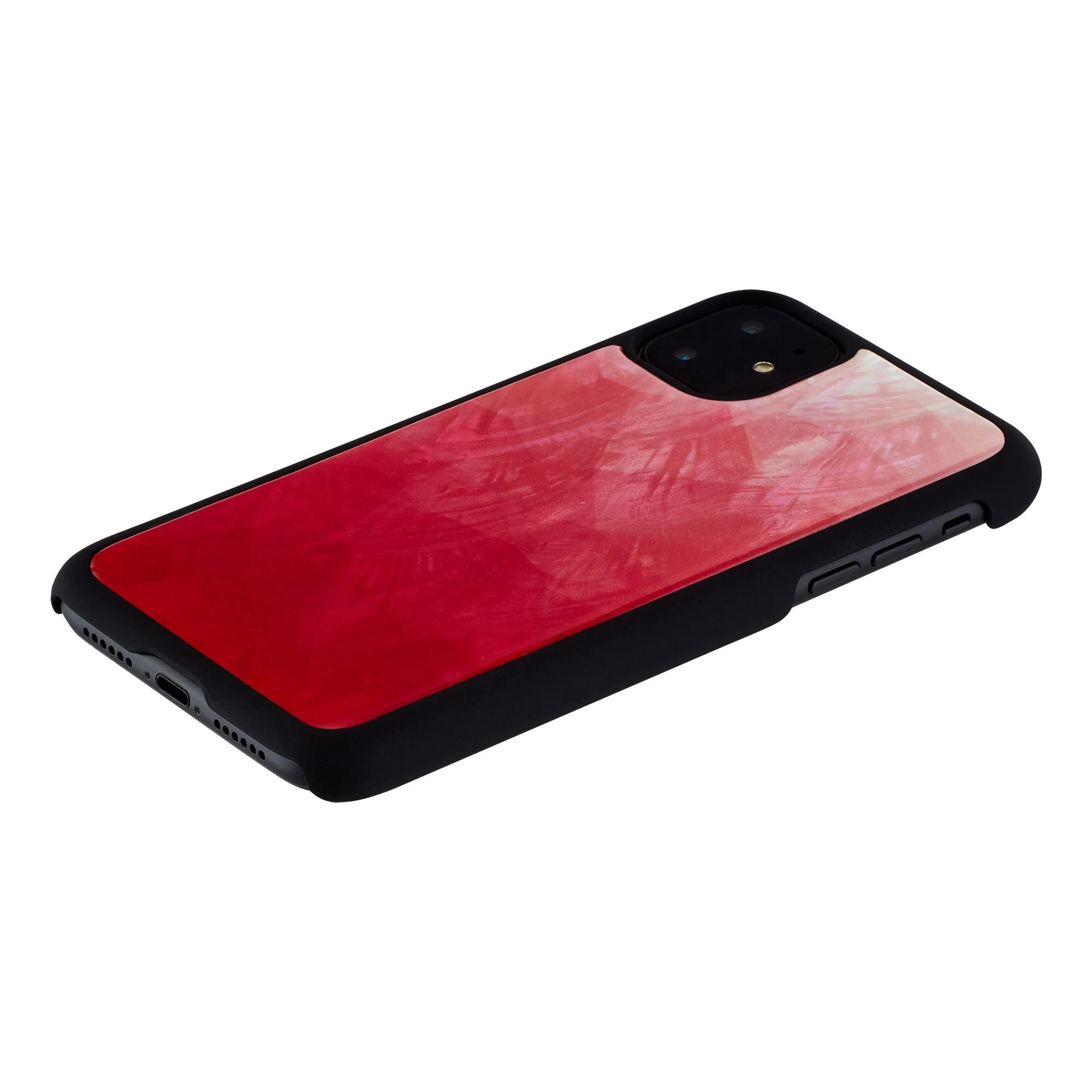 iKins SmartPhone dėklas Apple iPhone 11 rožinės spalvos lake juodos spalvos