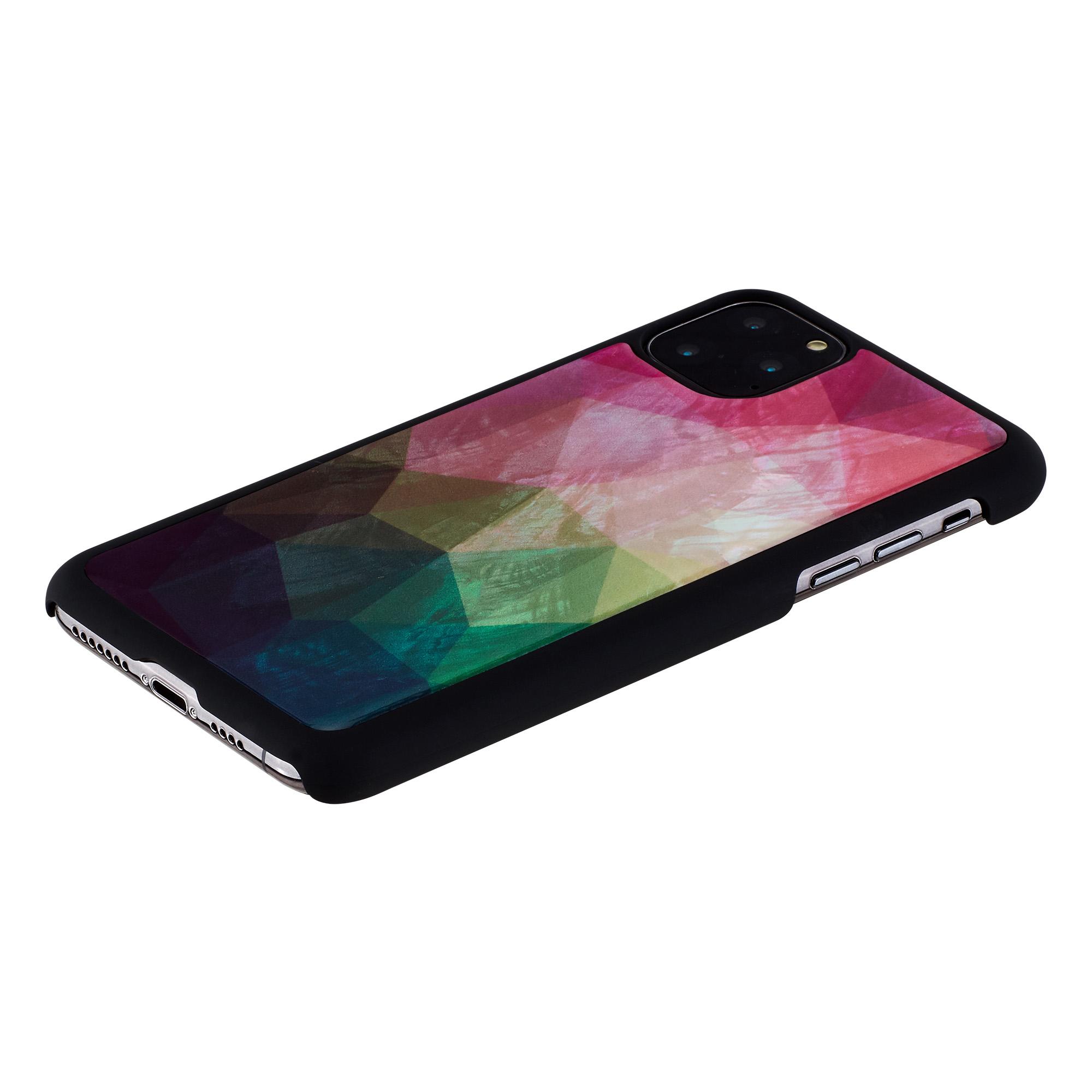 Ikins Telefono dėklas iPhone 11 Pro Max, juodas, „Vanduo Flower“