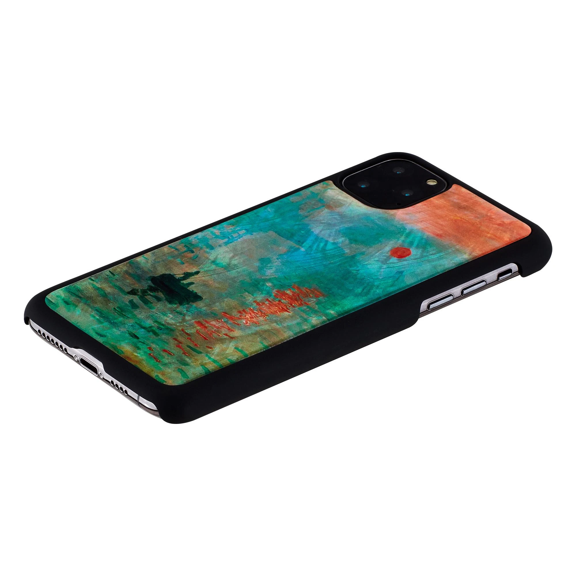 Ikins Telefono dėklas iPhone 11 Pro Max, juodas „Sunrise“