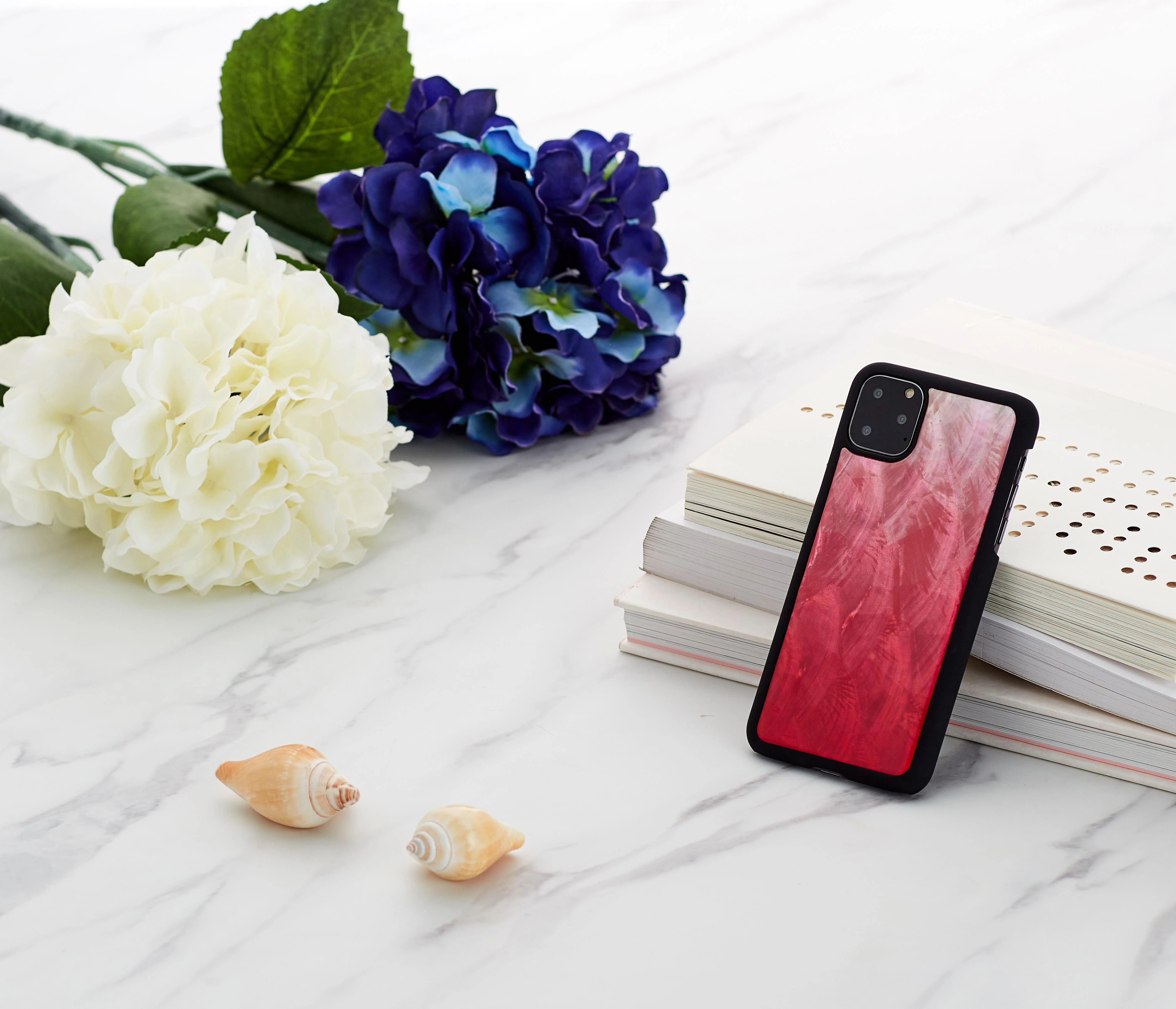 Ikins Telefono dėklas iPhone 11 Pro Max, rožinės ir juodos spalvų
