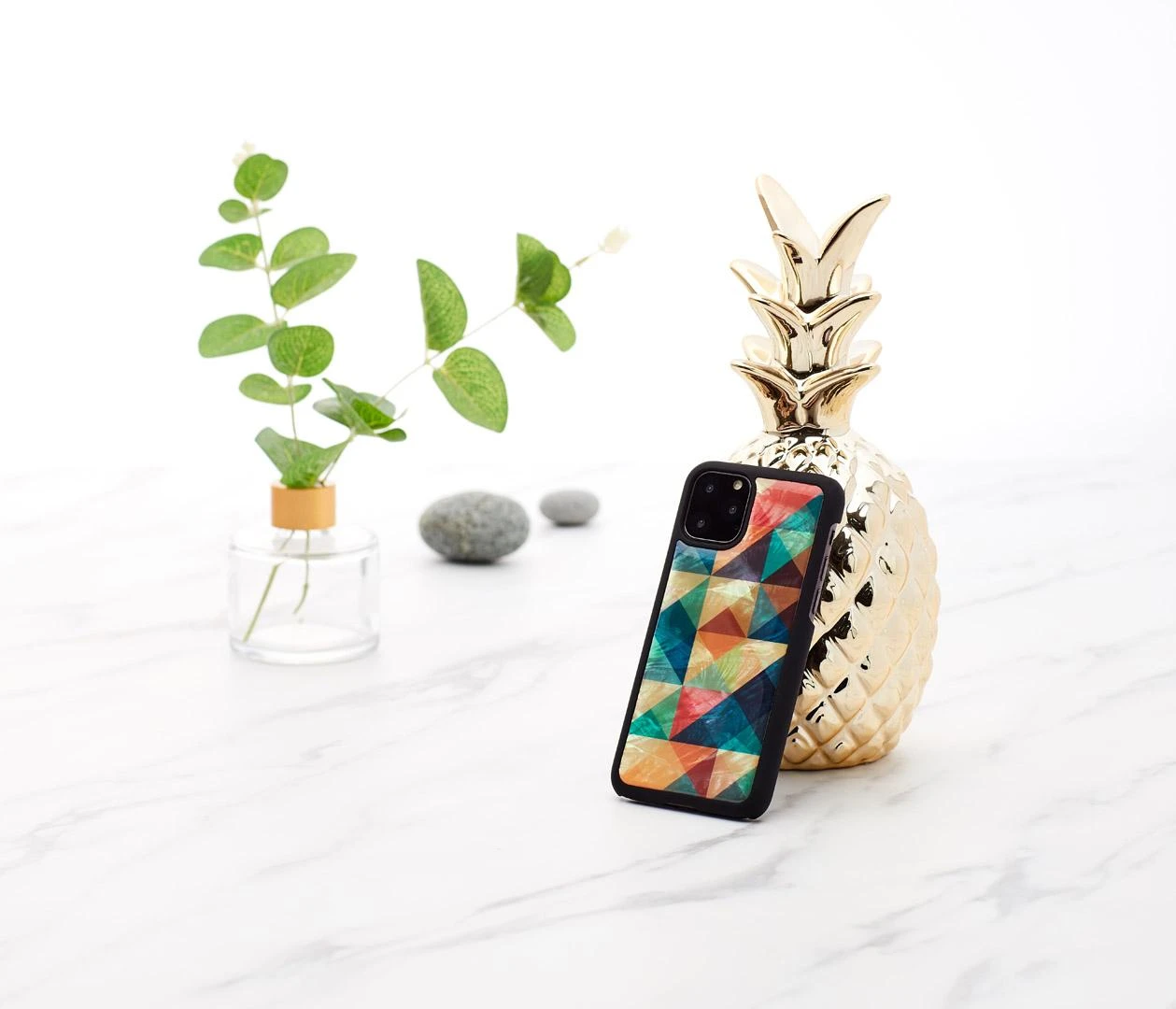 iKins SmartPhone dėklas Apple iPhone 11 Pro mosaic juodos spalvos