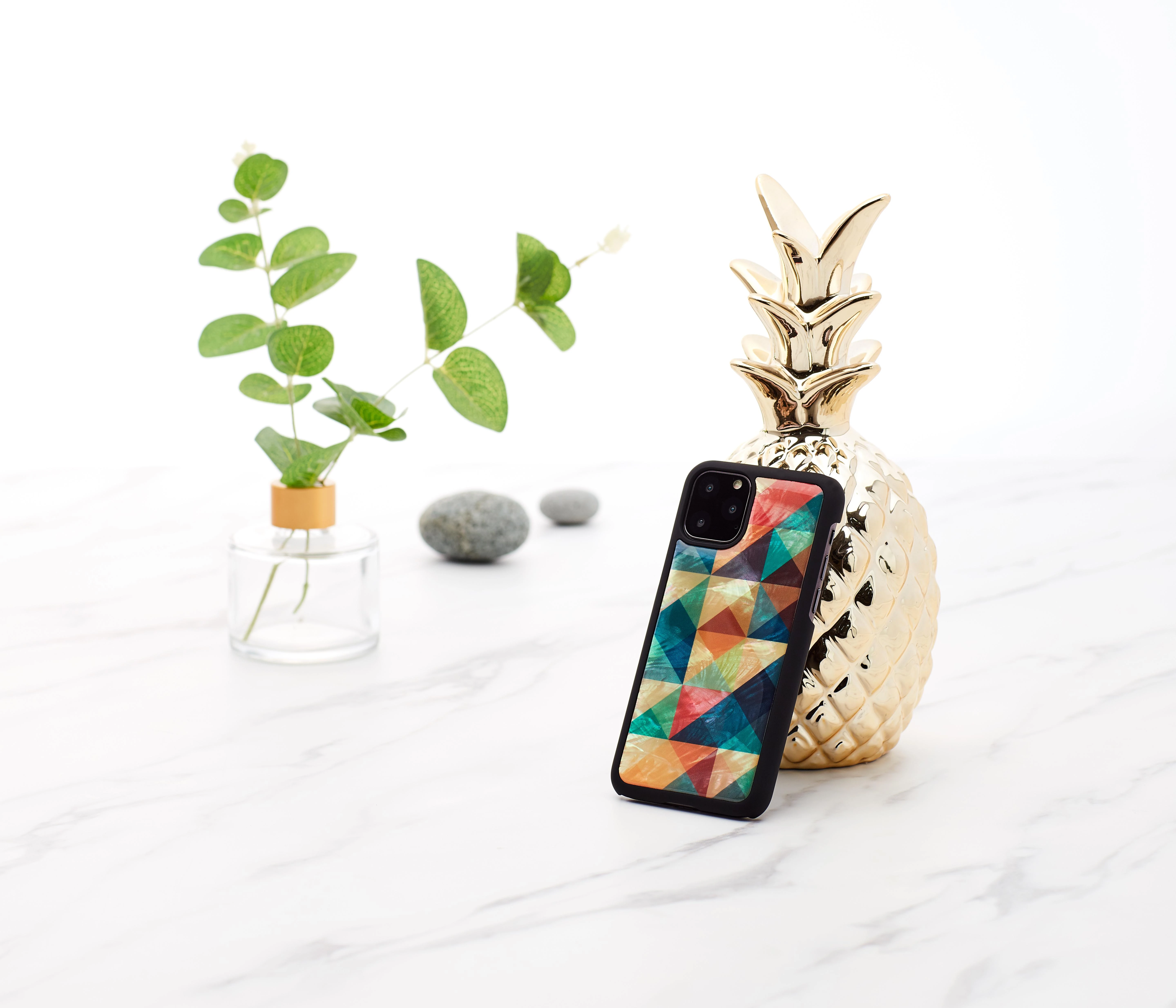 iKins SmartPhone dėklas Apple iPhone 11 Pro mosaic juodos spalvos