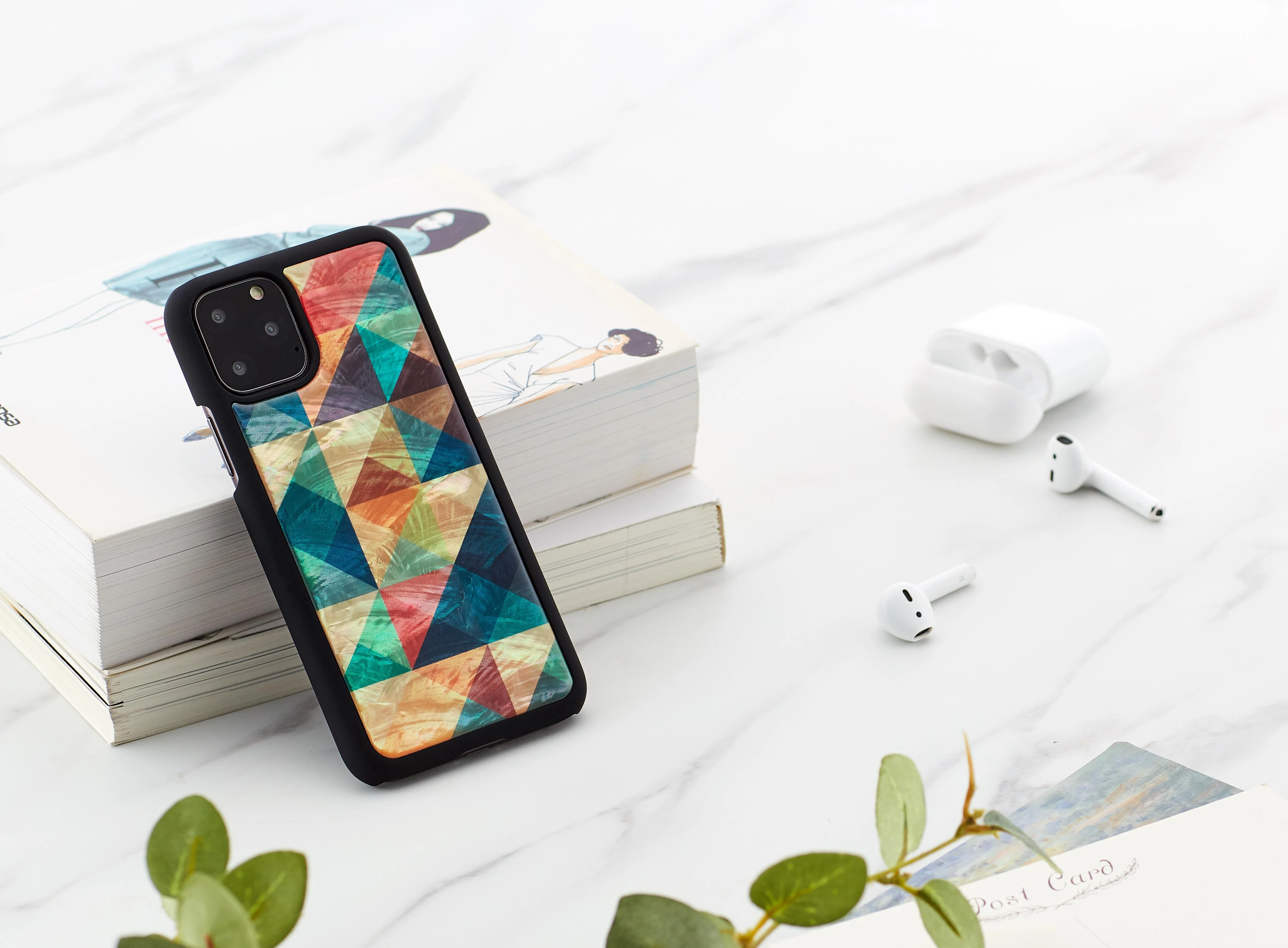 iKins SmartPhone dėklas Apple iPhone 11 Pro mosaic juodos spalvos